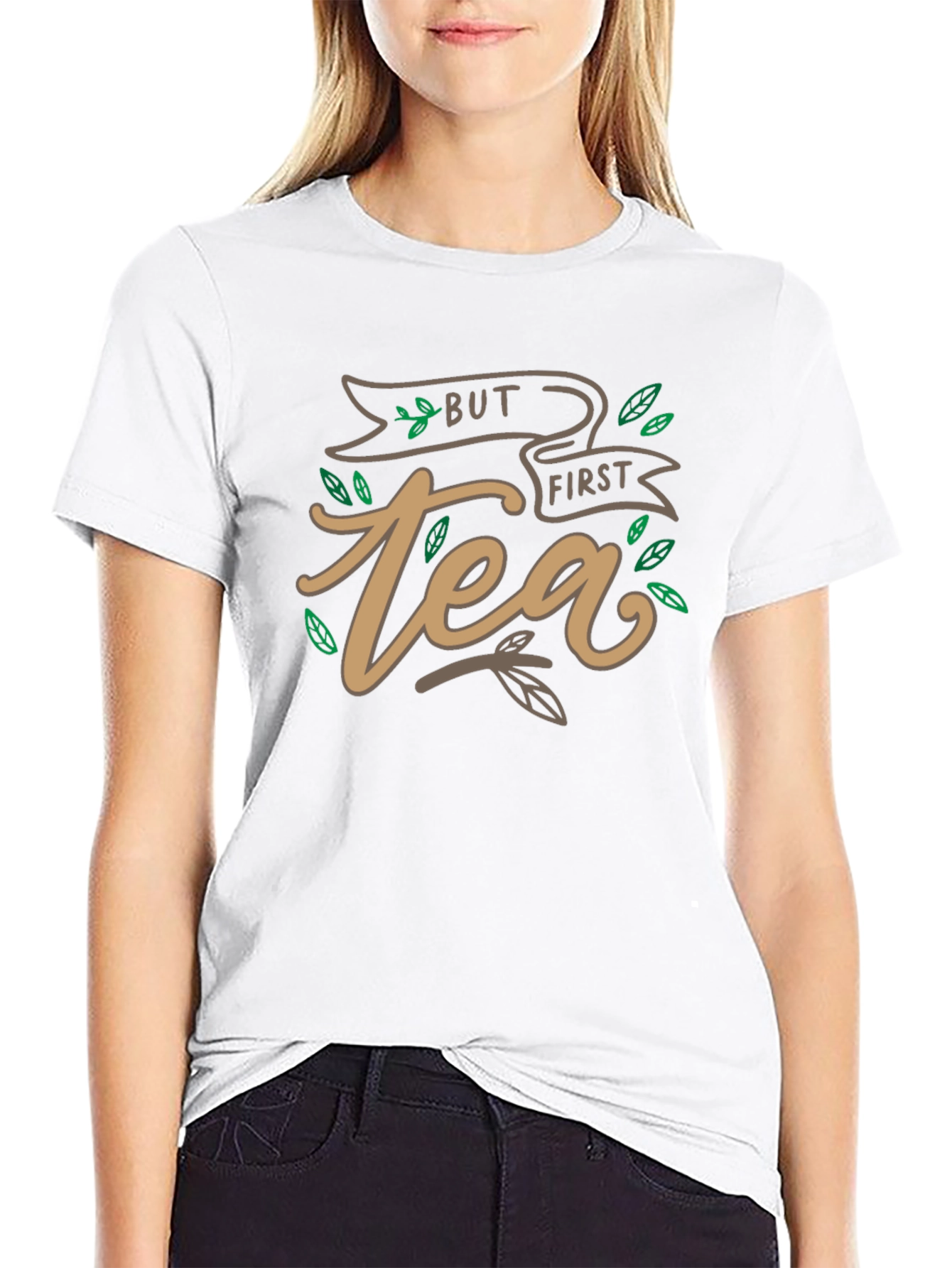 But First Tea T-Shirt - Funny Caffeine Lover Tee