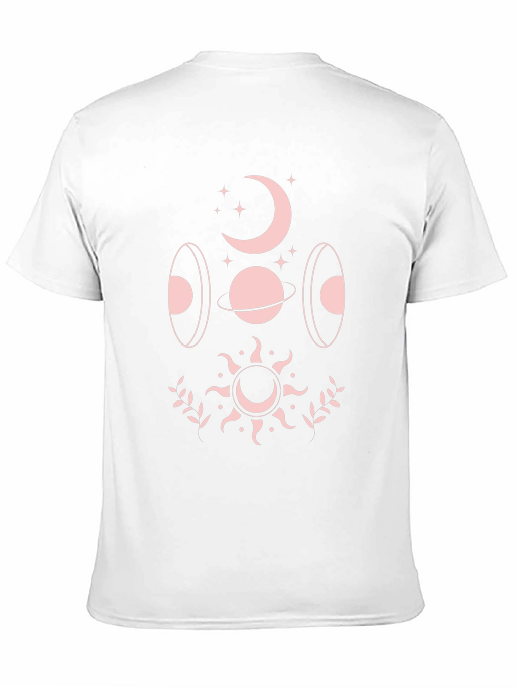 Celestial Graphic T-Shirt - Black Cotton Blend