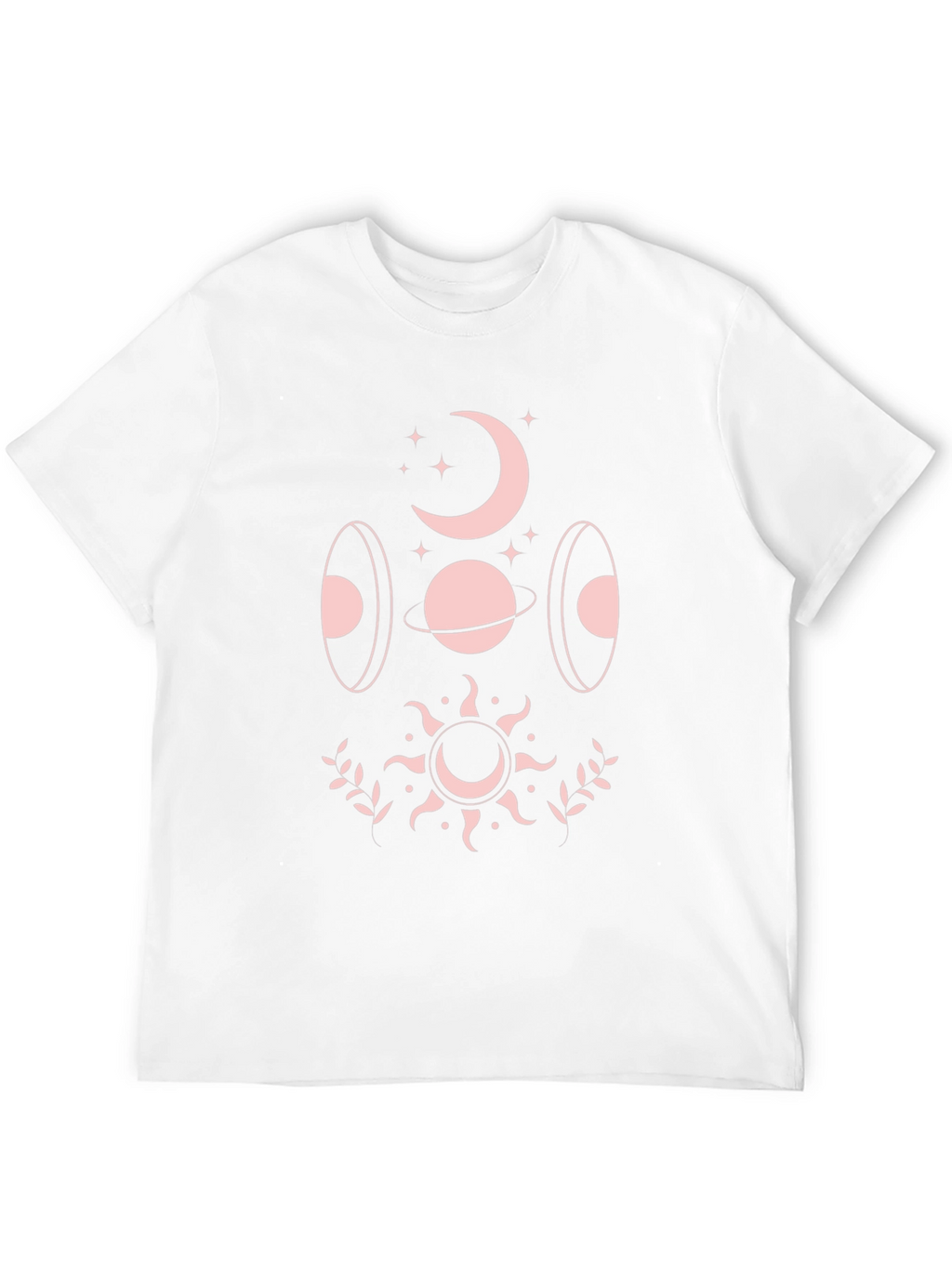 Celestial Graphic T-Shirt - Black Cotton Blend