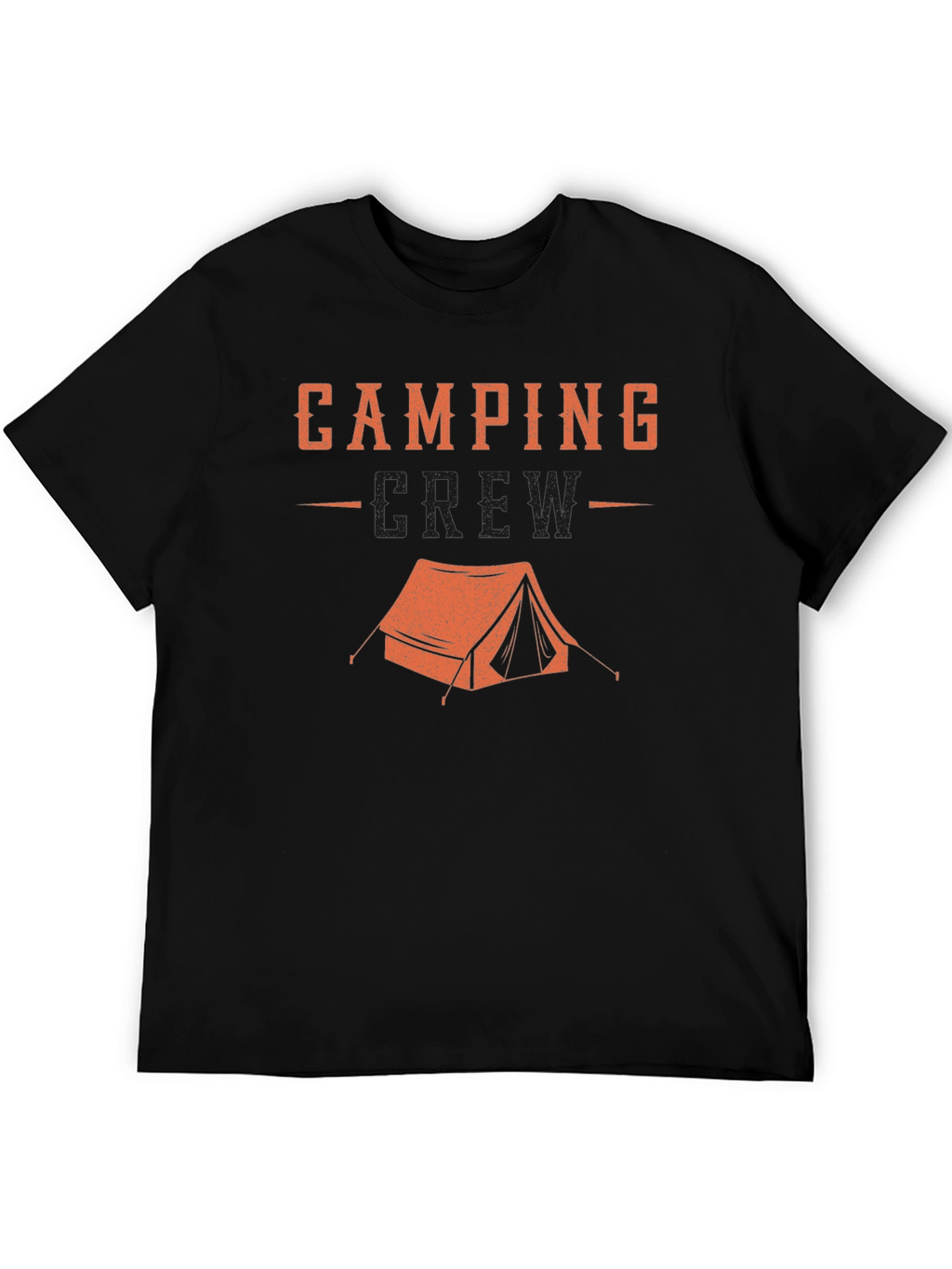 Camping Crew Black T-Shirt