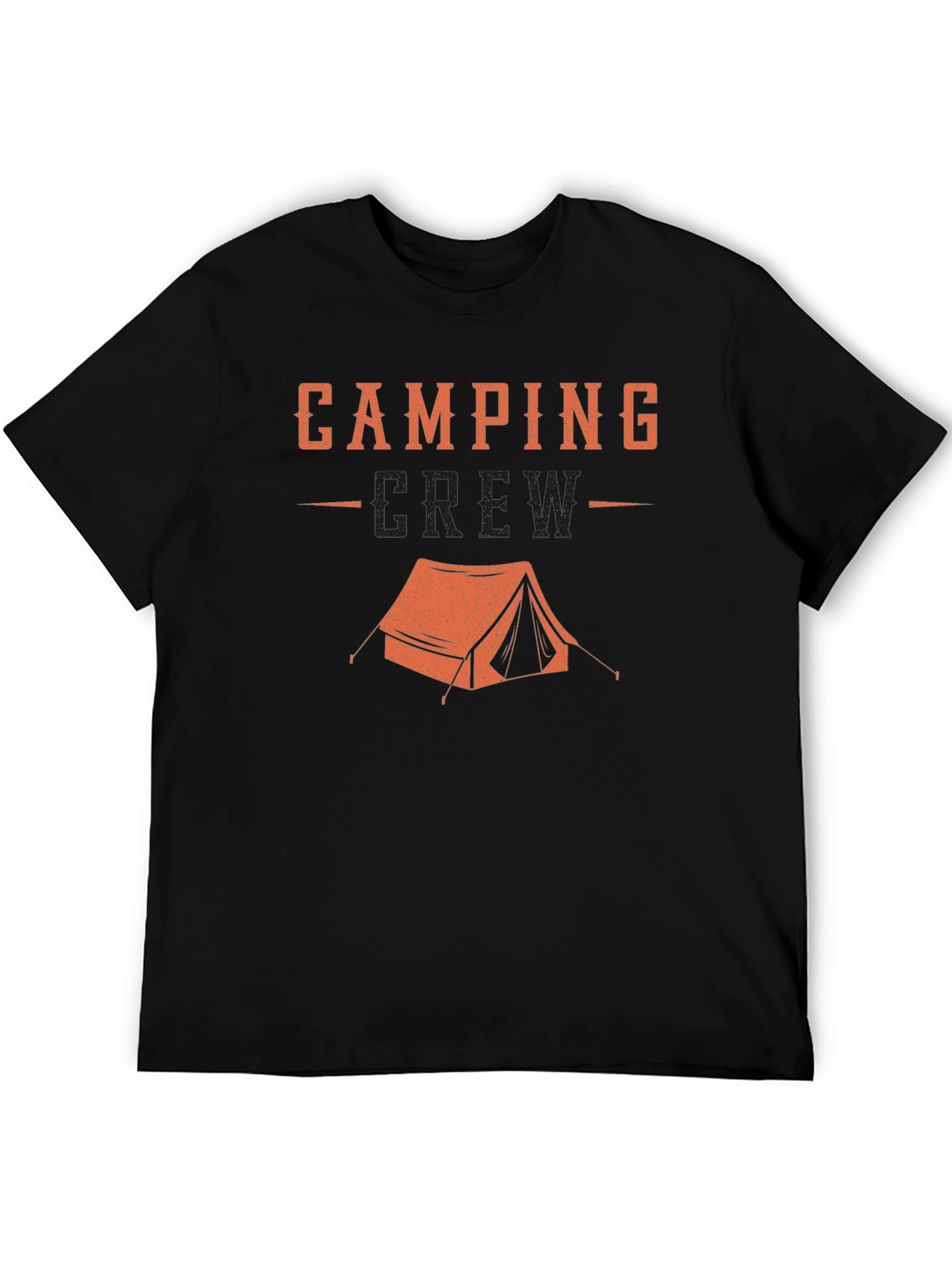Camping Crew Black T-Shirt