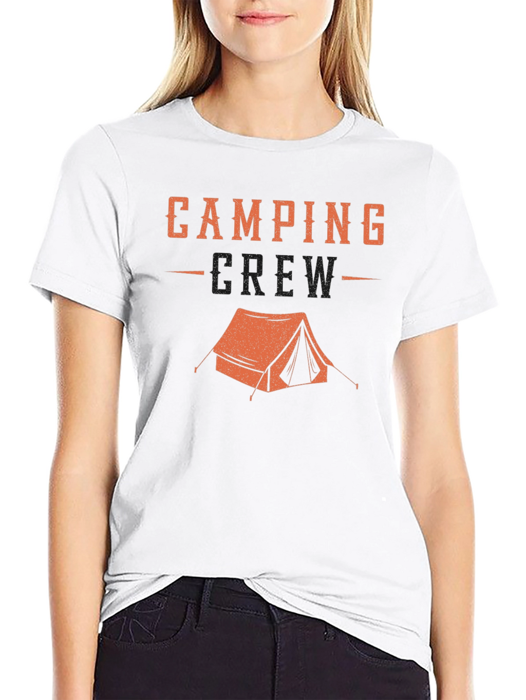 Camping Crew Black T-Shirt