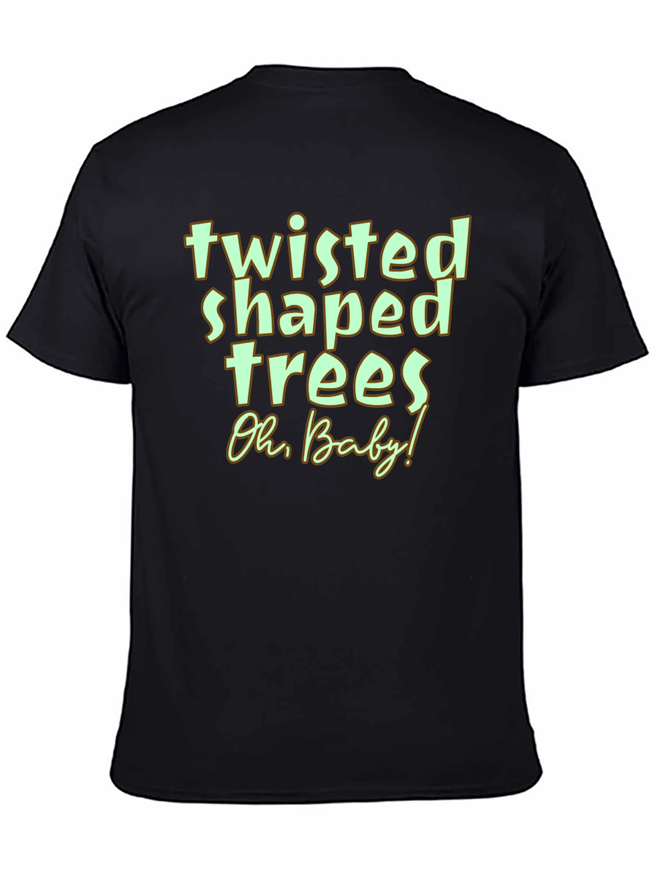 Twisted Shaped Trees Graphic Tee