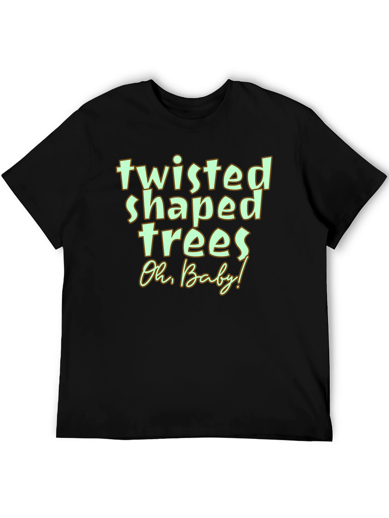 Twisted Shaped Trees Graphic Tee