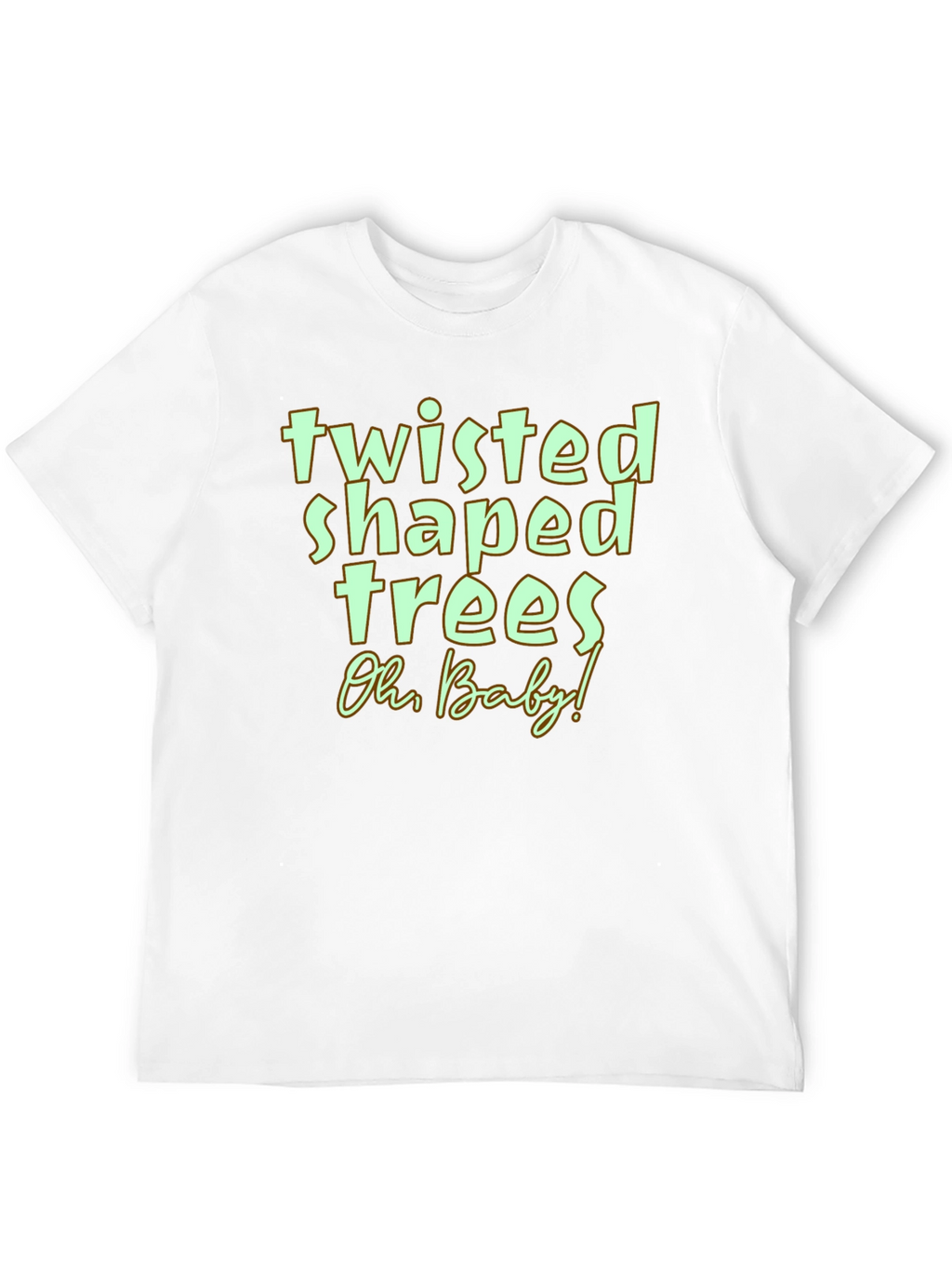 Twisted Shaped Trees Graphic Tee