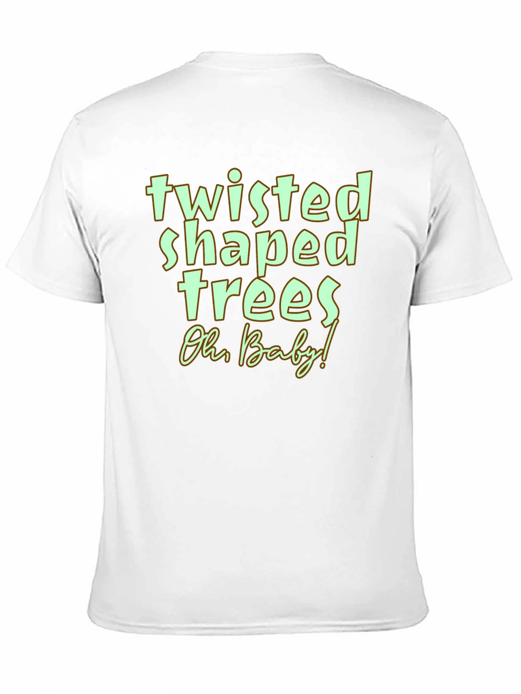 Twisted Shaped Trees Graphic Tee