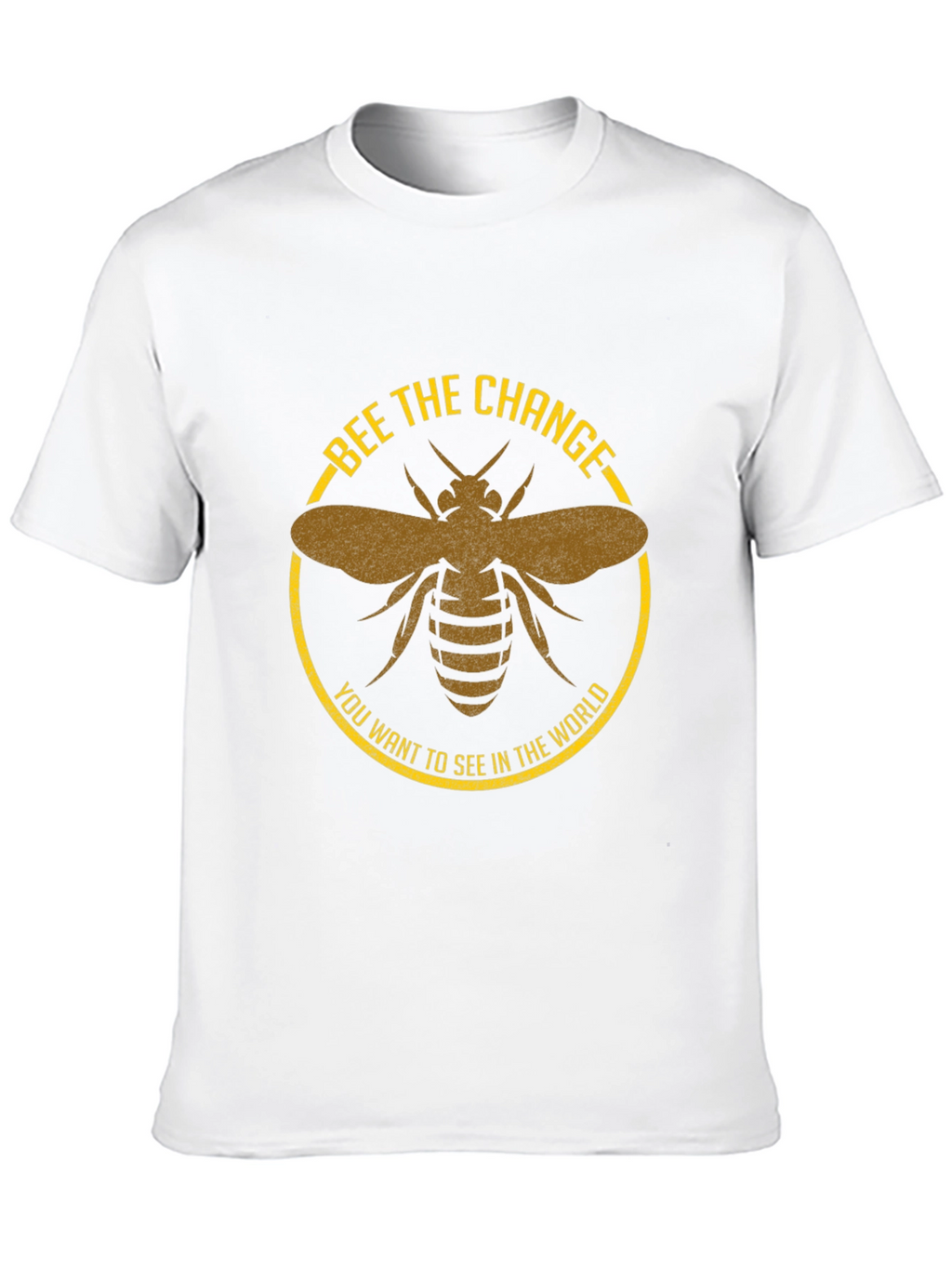 Bee the Change Graphic Tee - Black Cotton