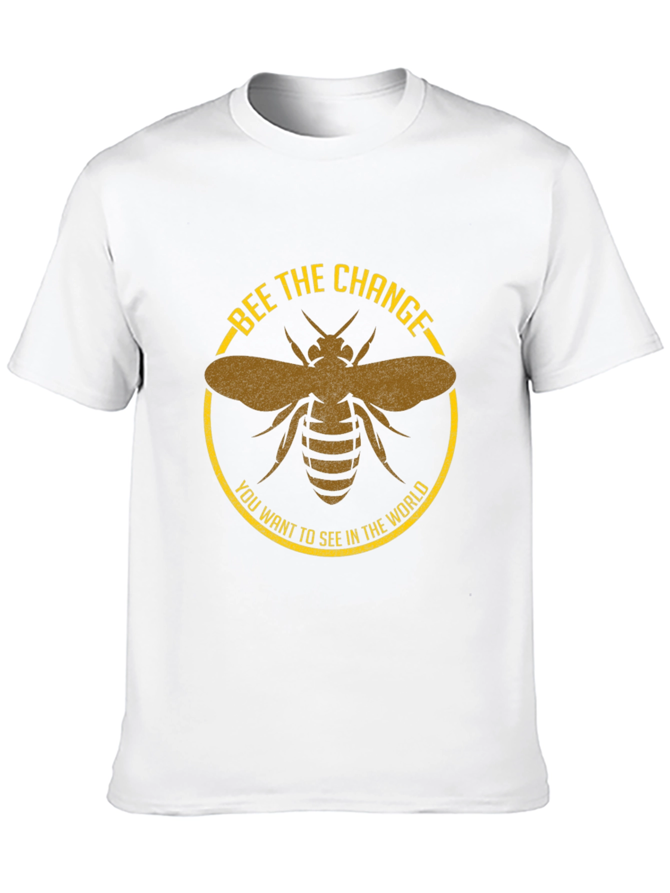 Bee the Change Graphic Tee - Black Cotton