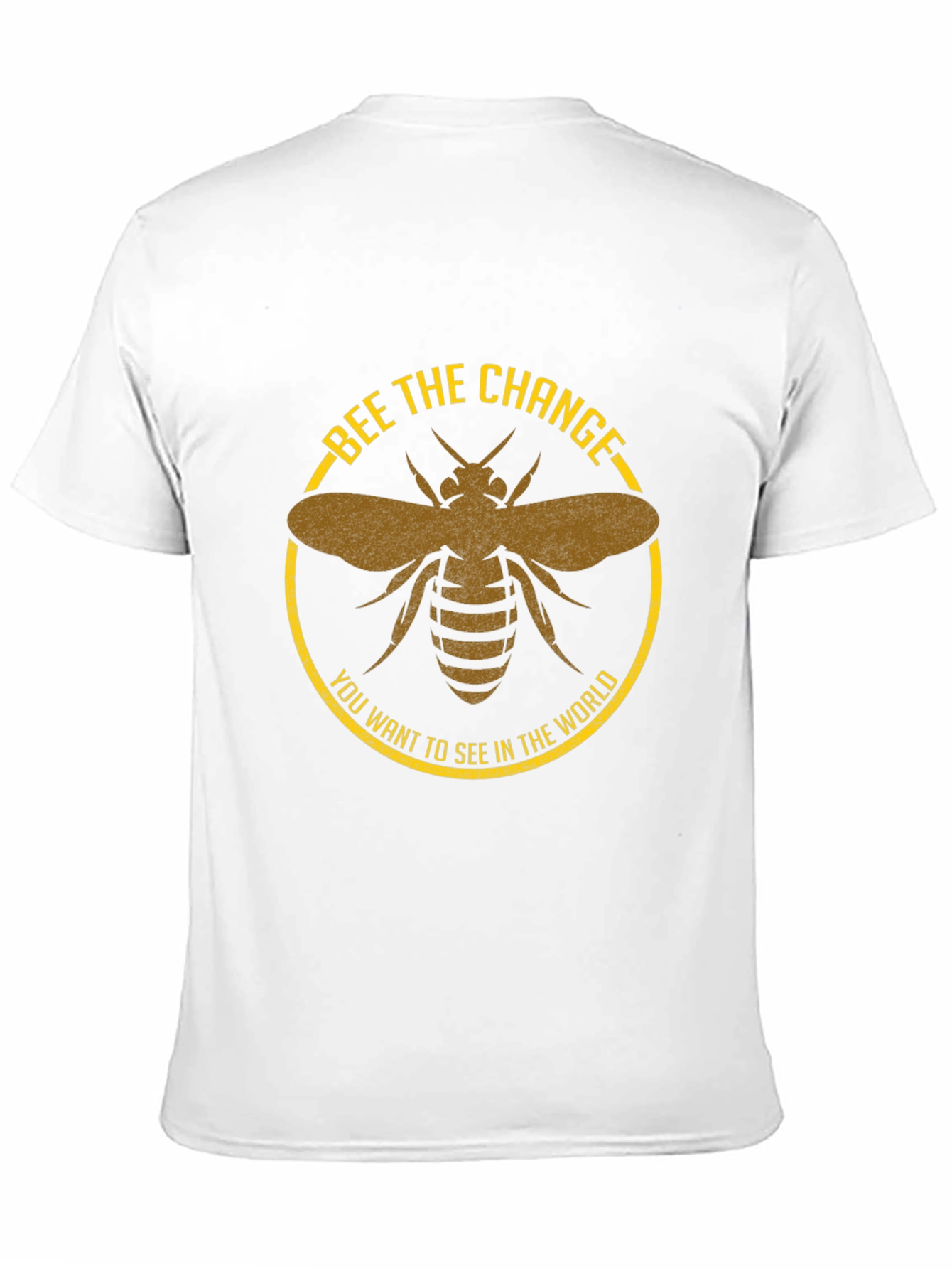 Bee the Change Graphic Tee - Black Cotton