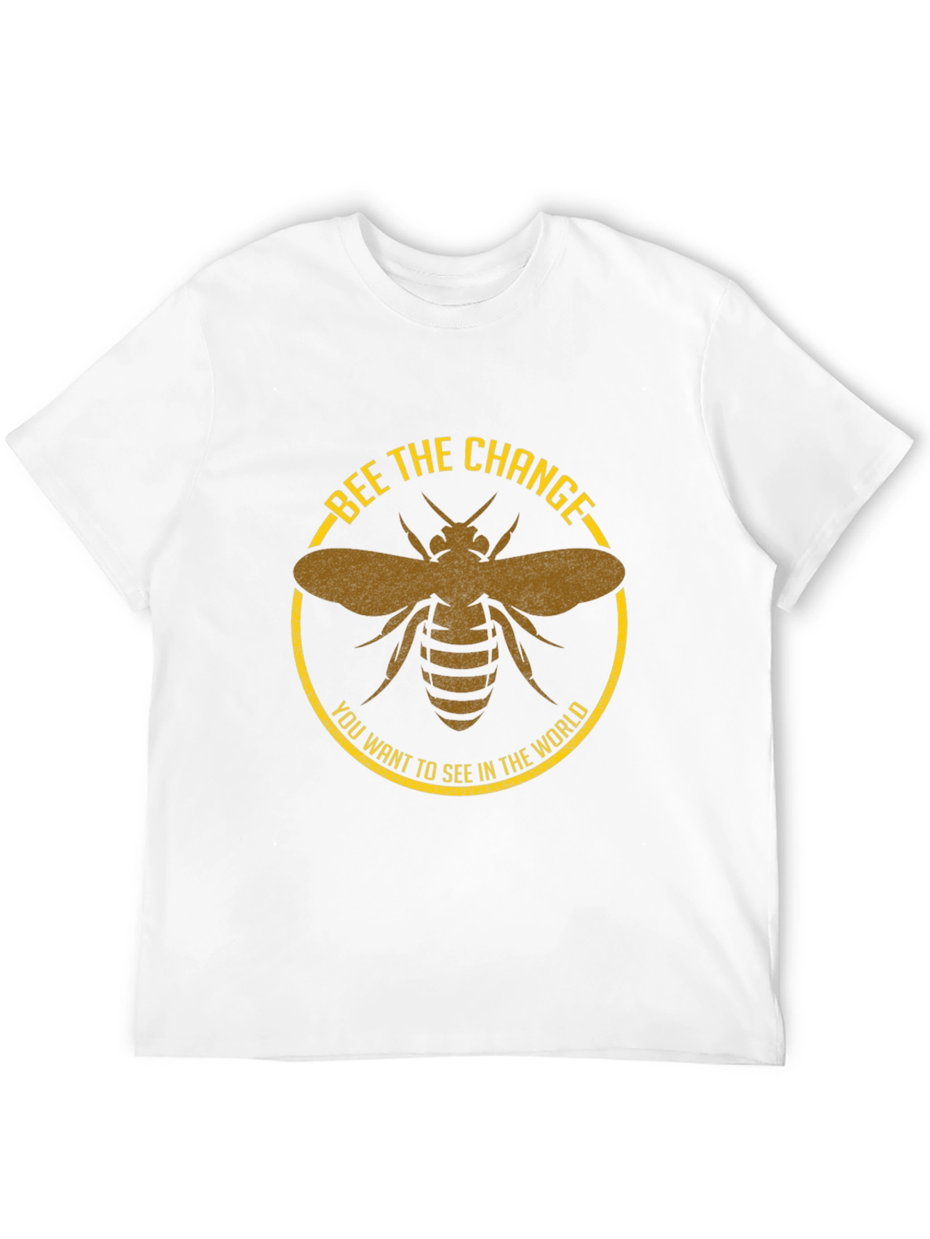 Bee the Change Graphic Tee - Black Cotton