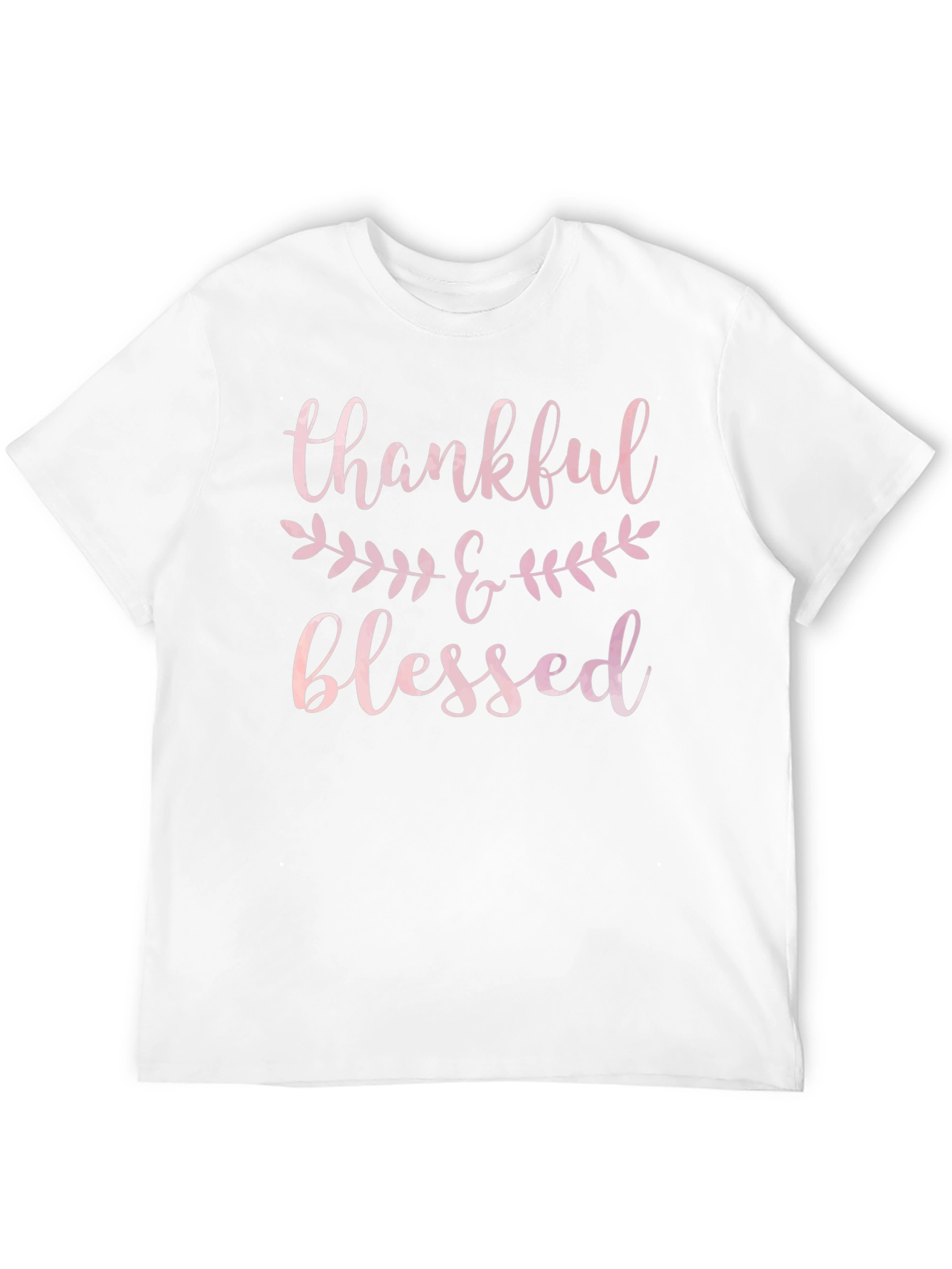 Thankful & Blessed Black T-Shirt