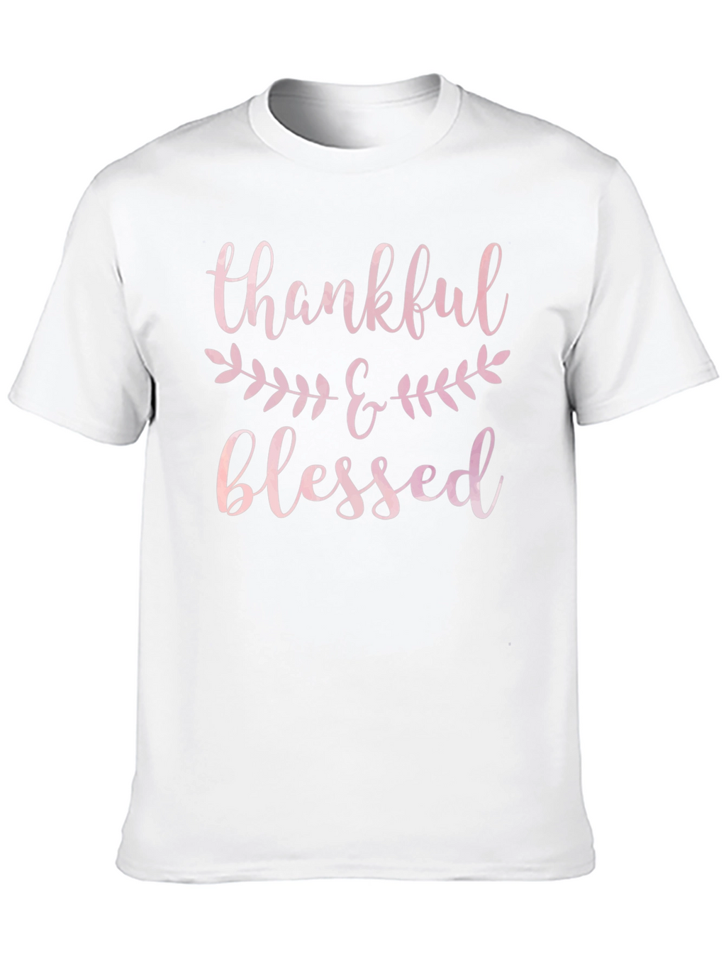 Thankful & Blessed Black T-Shirt