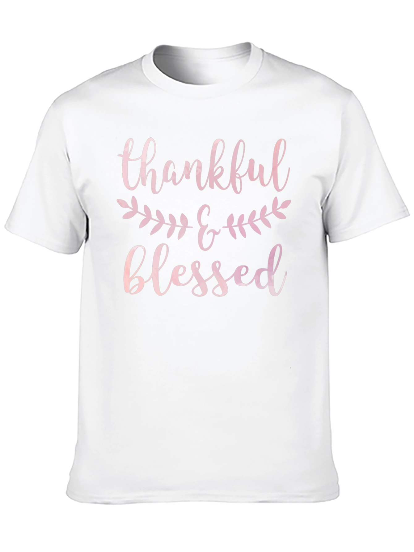 Thankful & Blessed Black T-Shirt