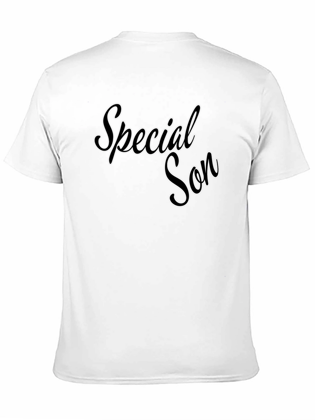 Special Son Black Graphic Tee