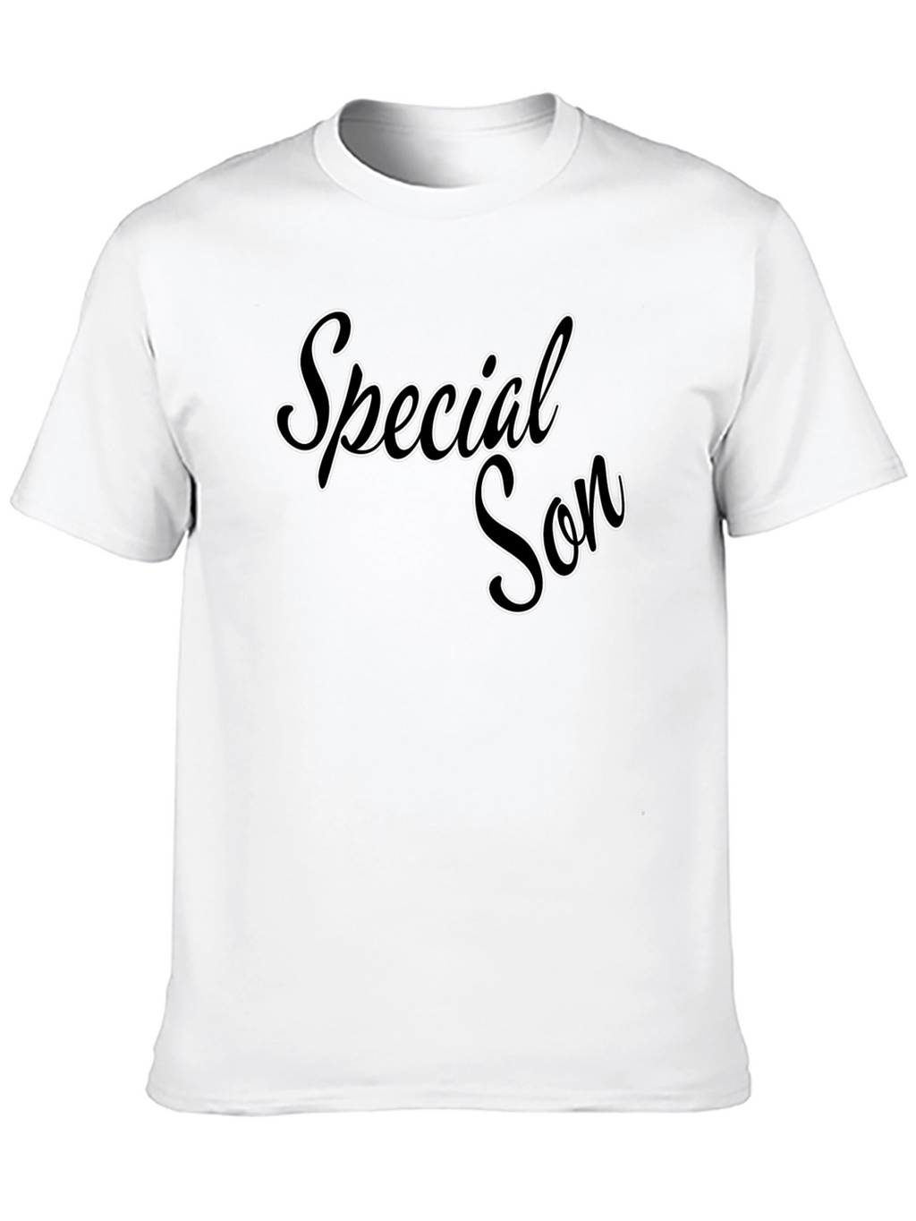 Special Son Black Graphic Tee
