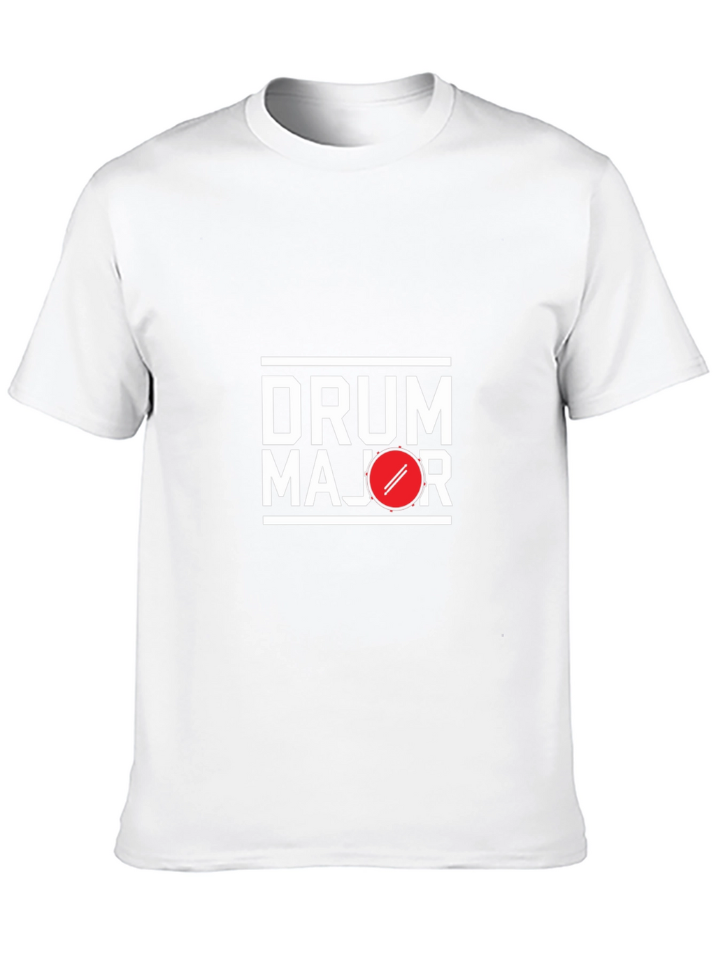 Drum Major Graphic Tee - Black Cotton T-Shirt