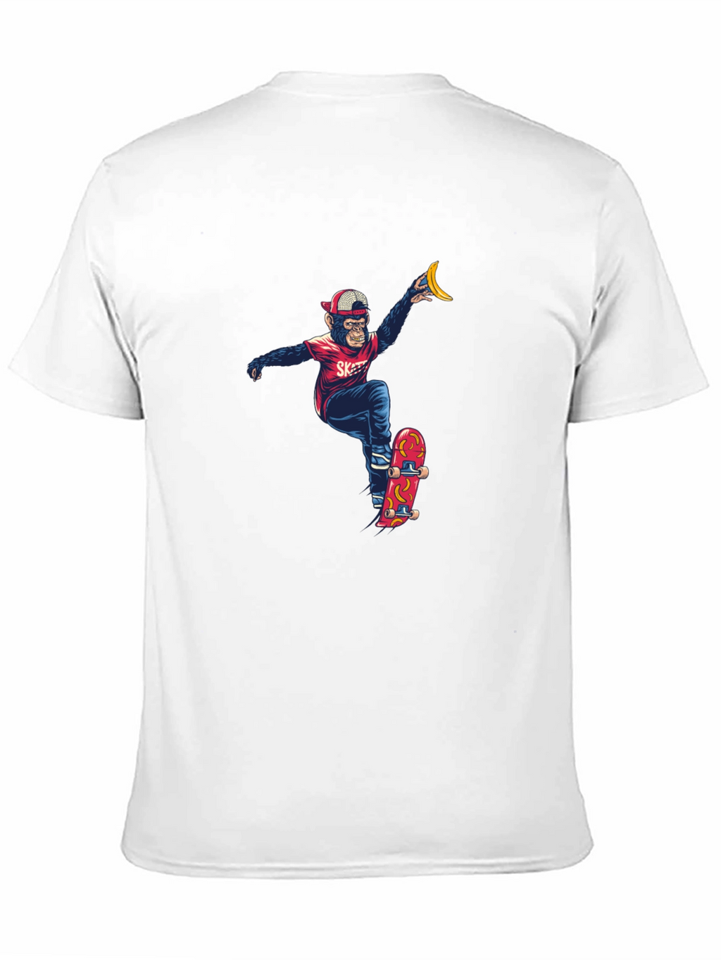 Monkey Skateboarder Graphic Tee