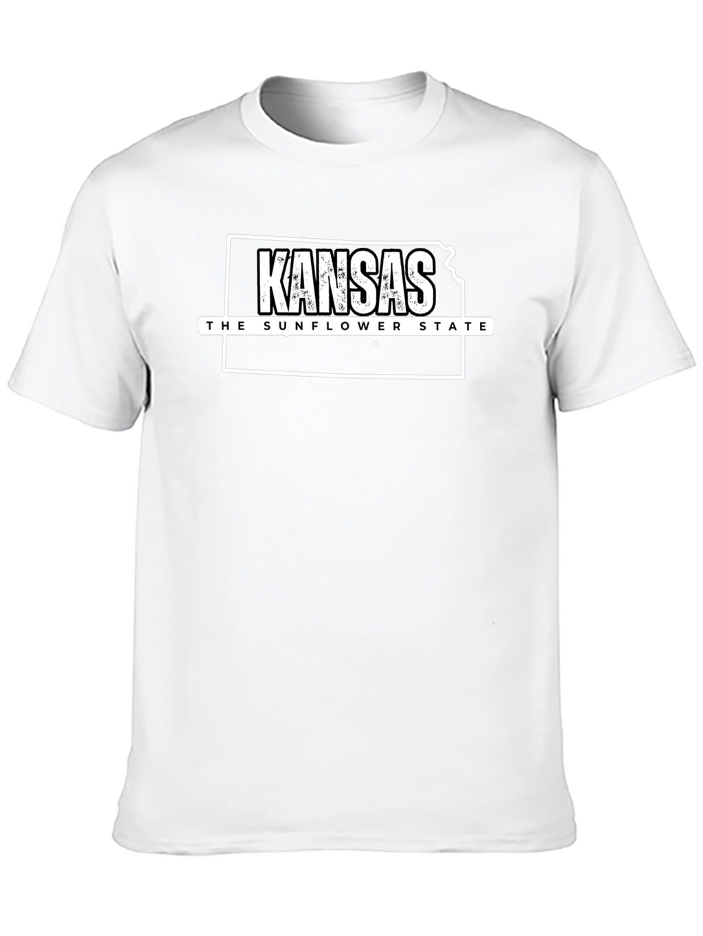 Kansas Sunflower State Black T-Shirt