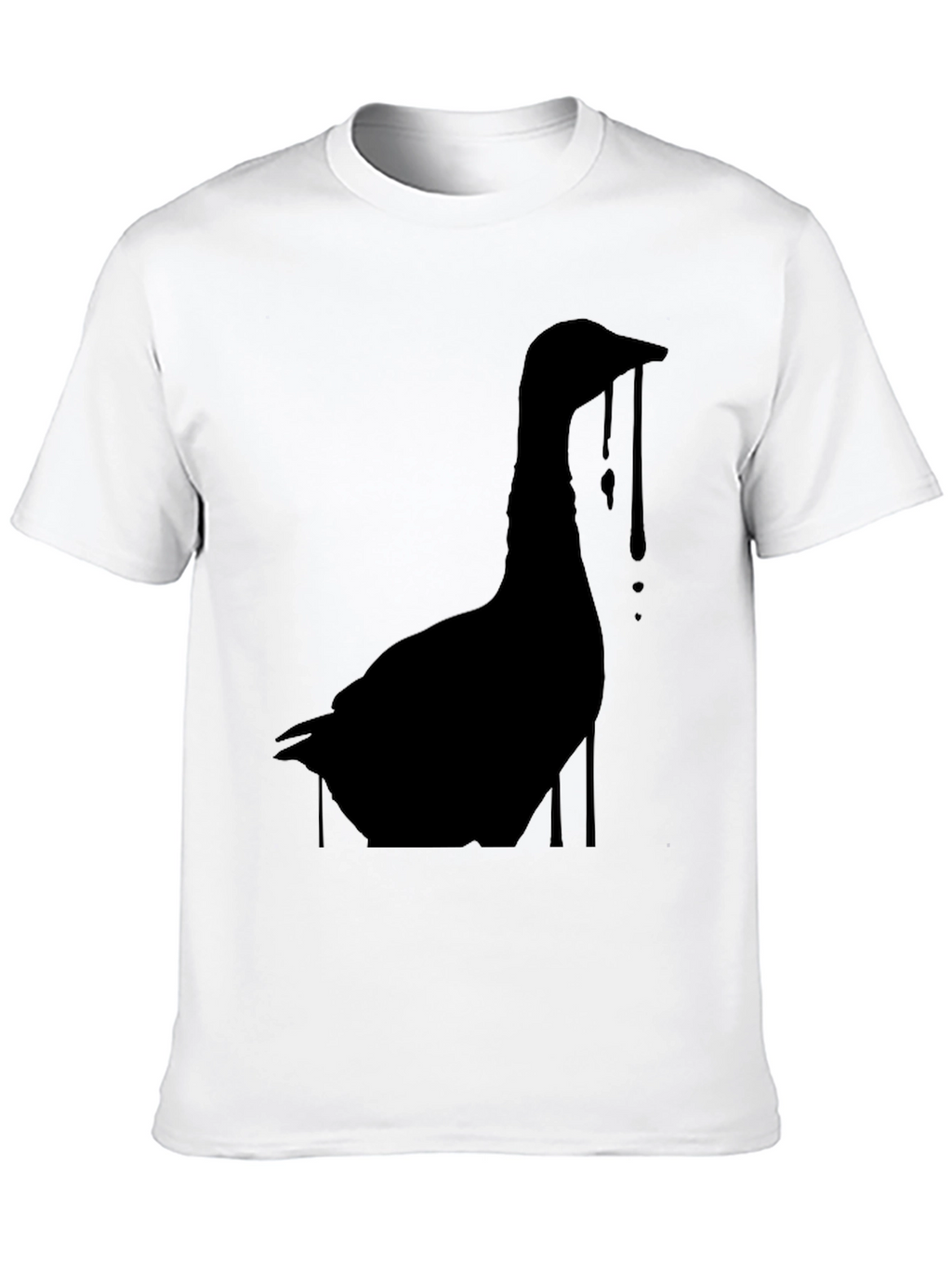 Black Goose Silhouette Graphic Tee - Mens