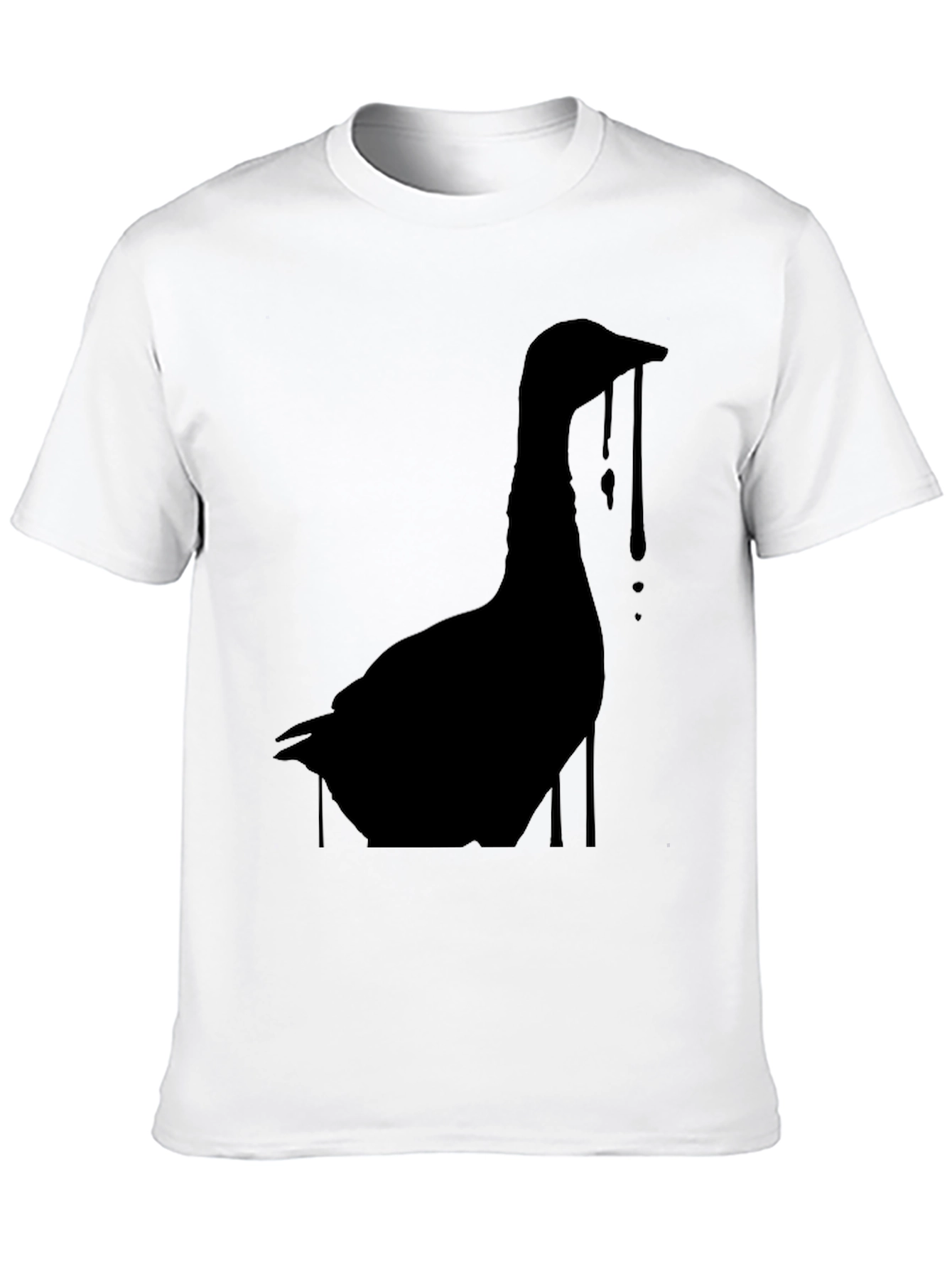 Black Goose Silhouette Graphic Tee - Mens