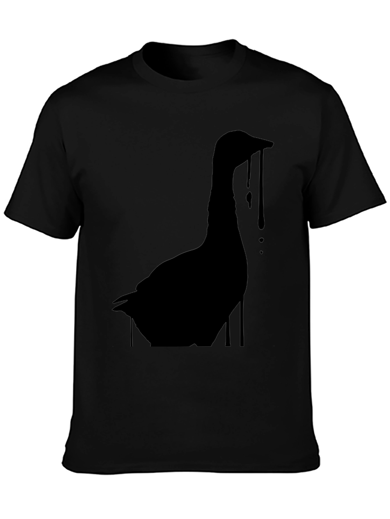 Black Goose Silhouette Graphic Tee - Mens