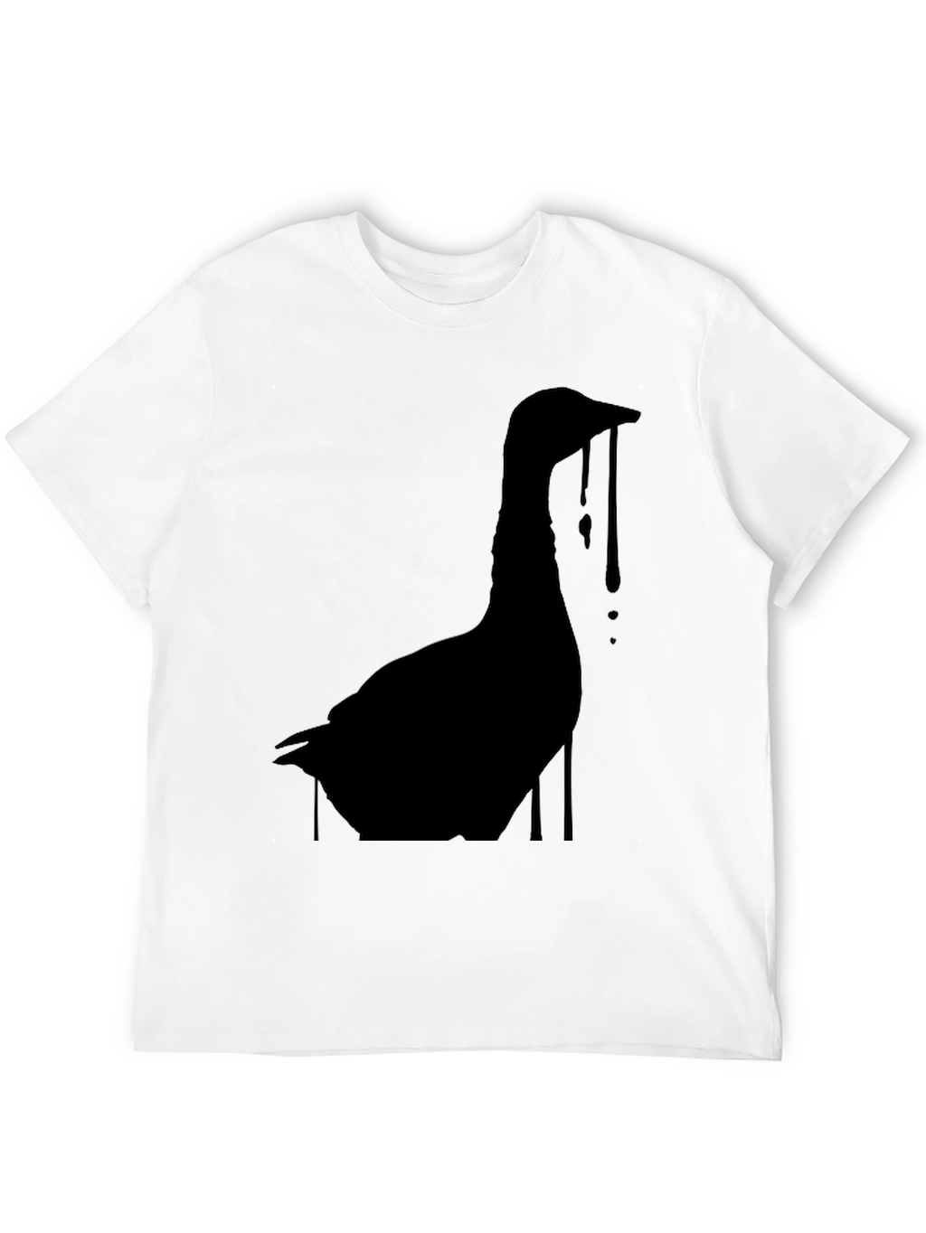 Black Goose Silhouette Graphic Tee - Mens