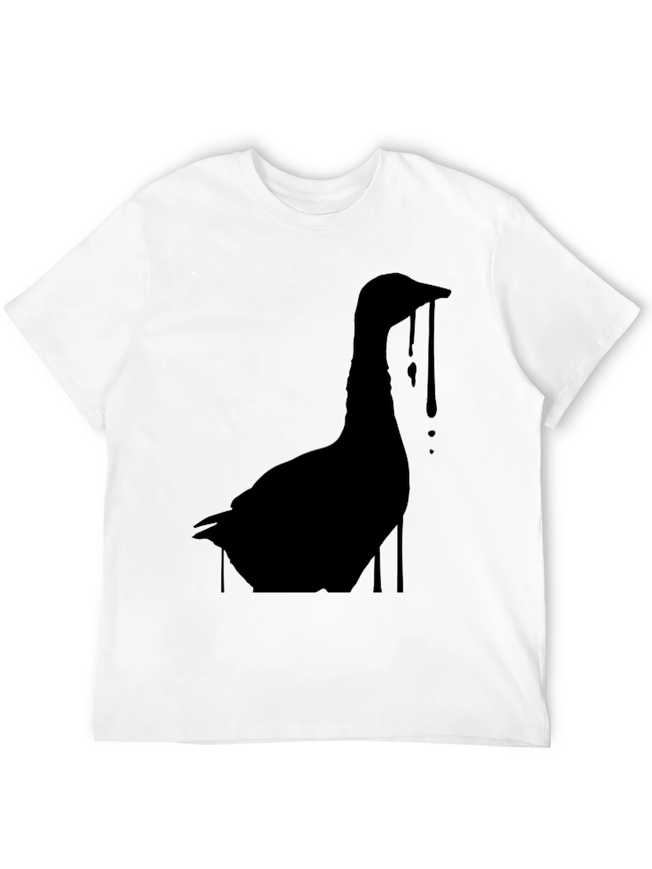 Black Goose Silhouette Graphic Tee - Mens