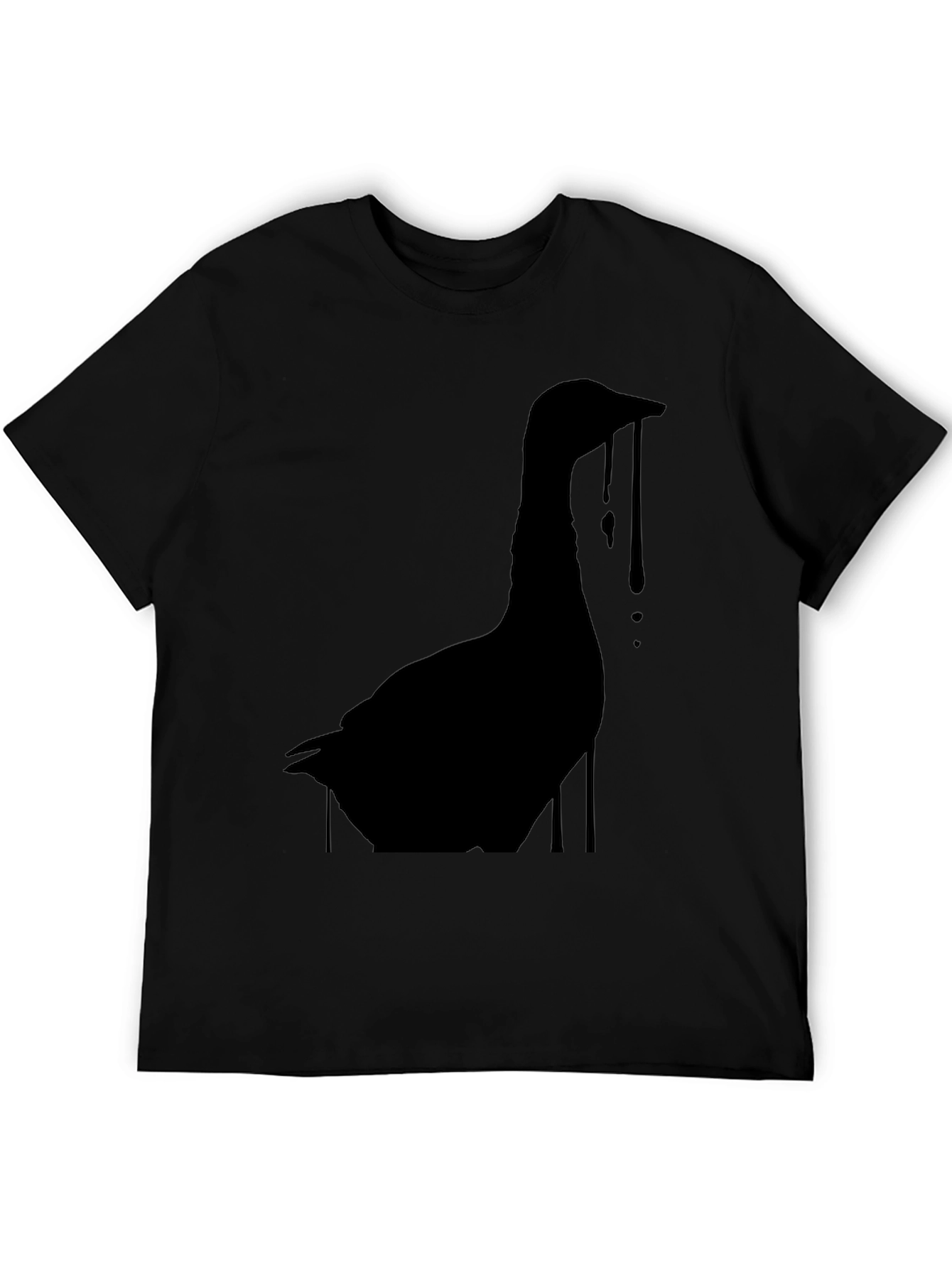 Black Goose Silhouette Graphic Tee - Mens