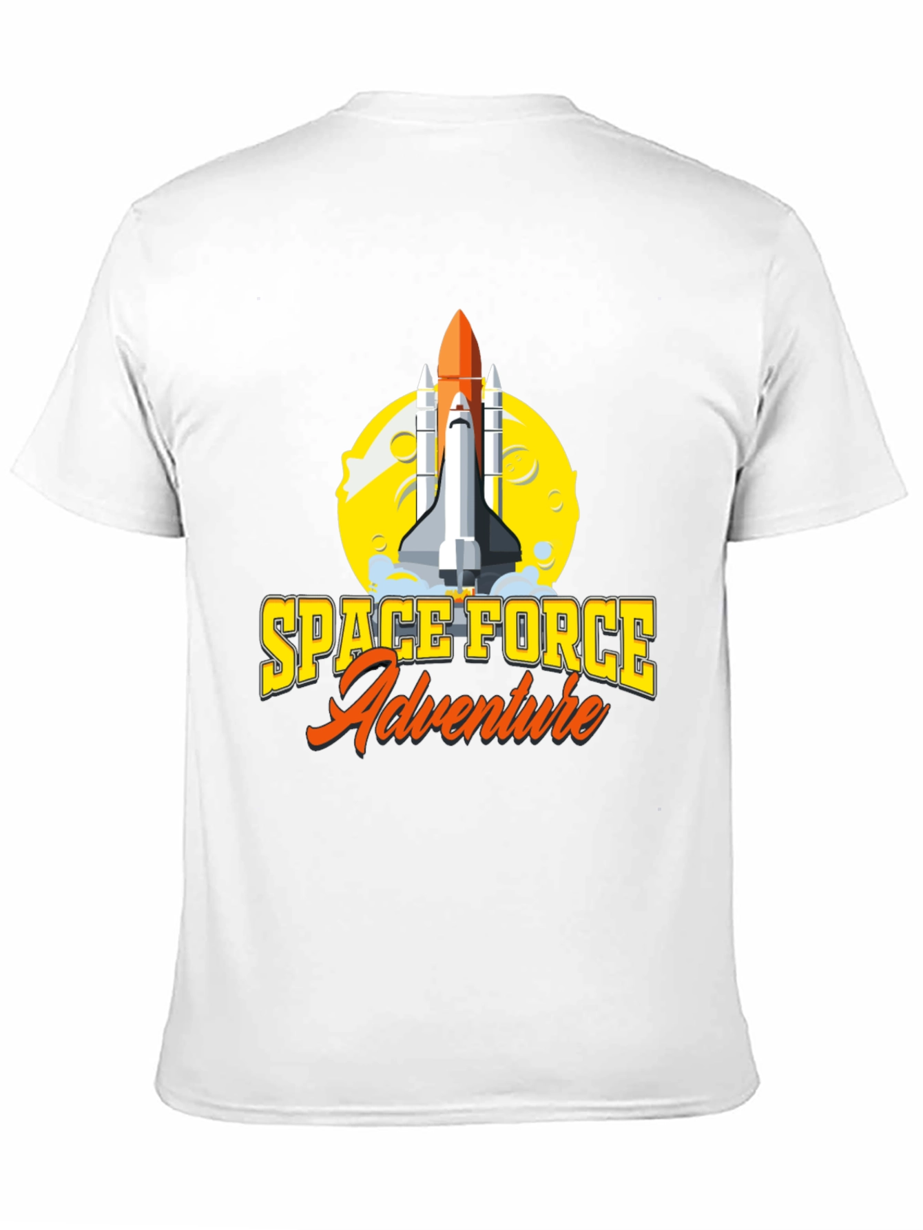 Space Force Adventure T-Shirt - Black Graphic Tee
