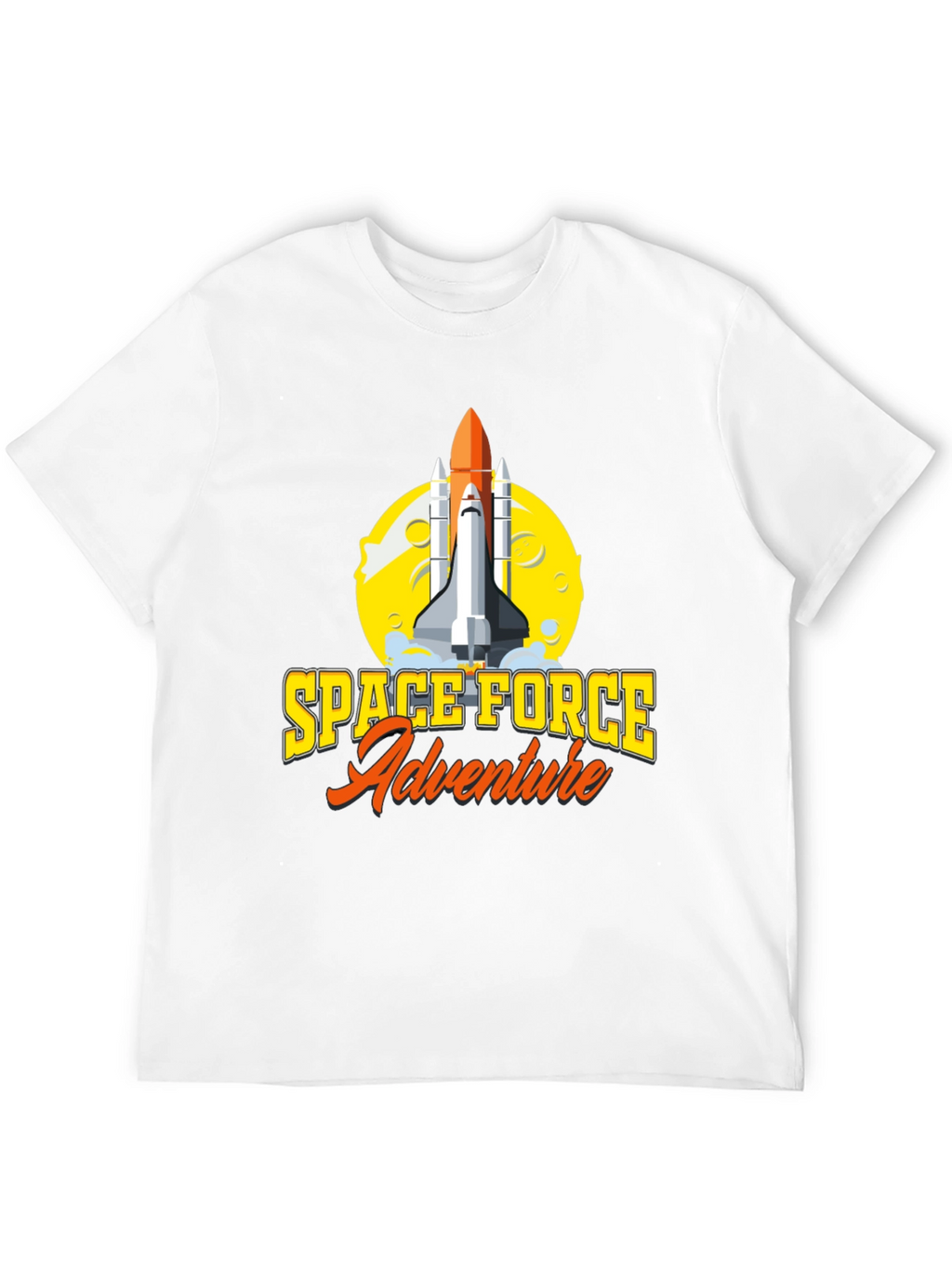 Space Force Adventure T-Shirt - Black Graphic Tee