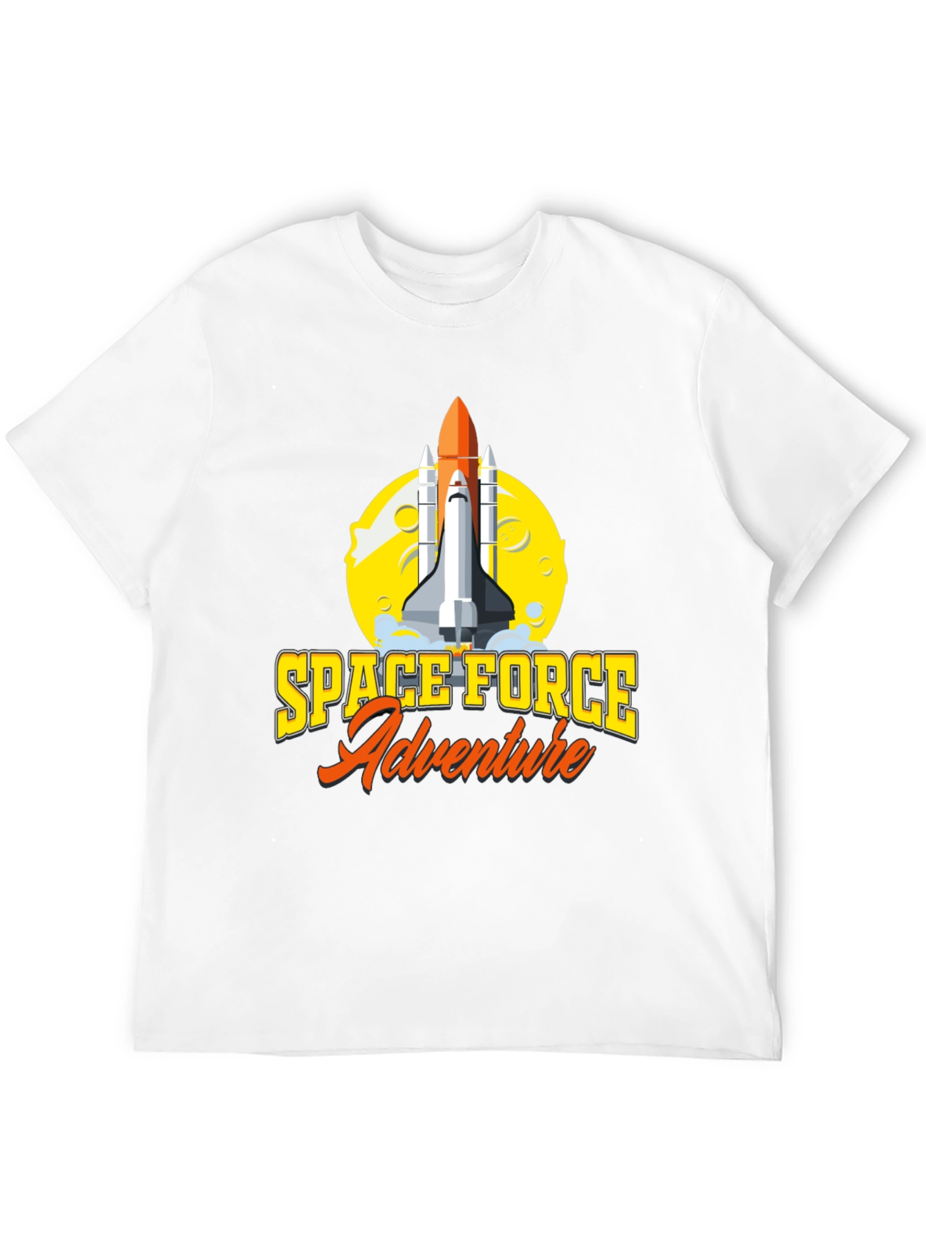 Space Force Adventure T-Shirt - Black Graphic Tee