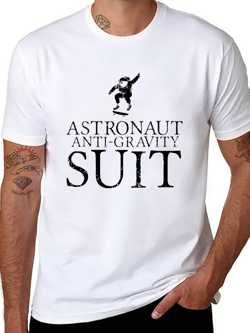 Astronaut Anti-Gravity Suit Graphic Tee
