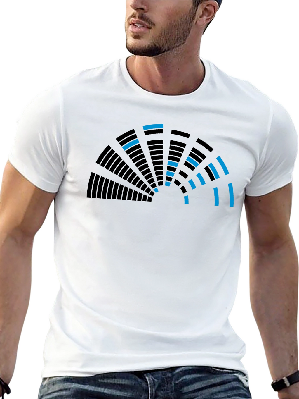 Equalizer Graphic Tee - Stylish Music Lover Shirt