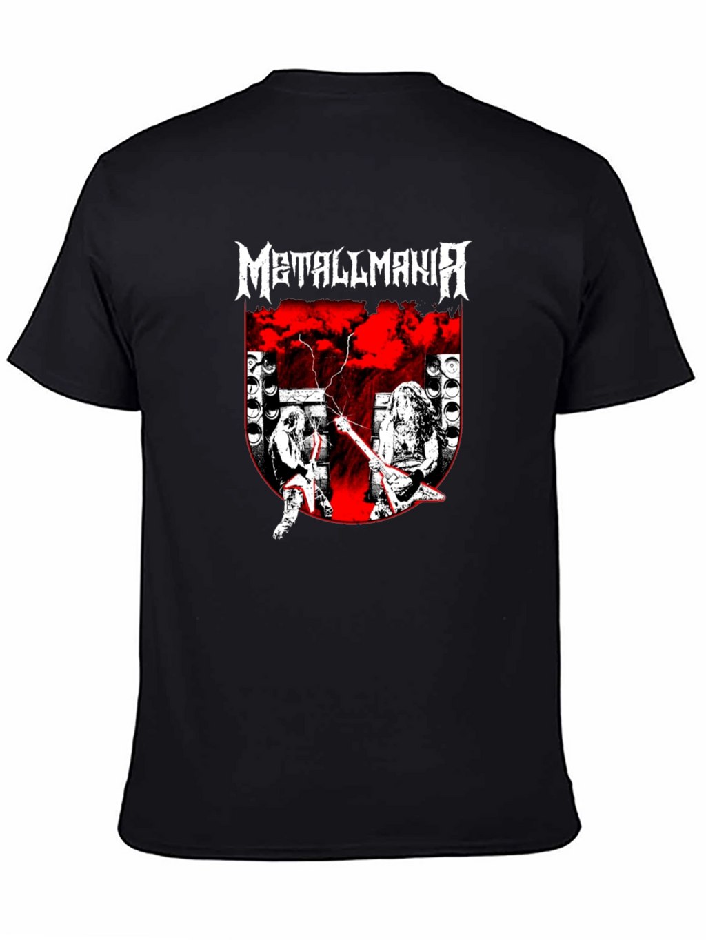 Metallmania Band Tee - Black Heavy Metal Concert T-Shirt