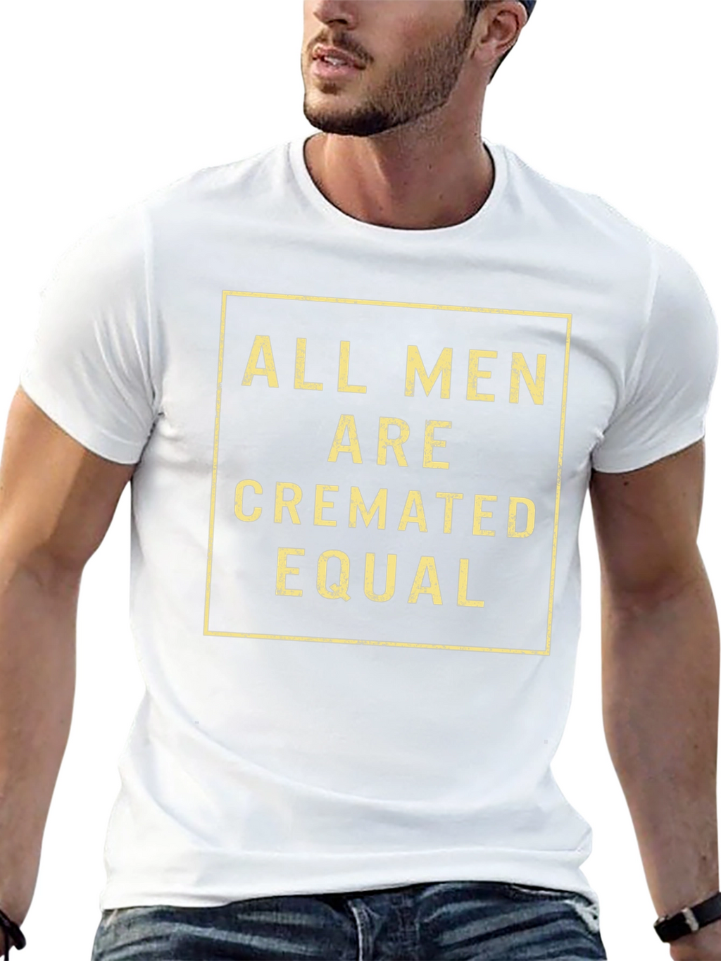 All Men Are Cremated Equal Graphic Tee