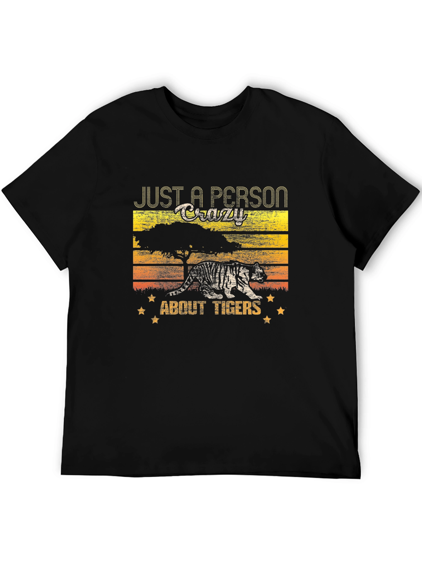 Crazy About Tigers Graphic T-Shirt