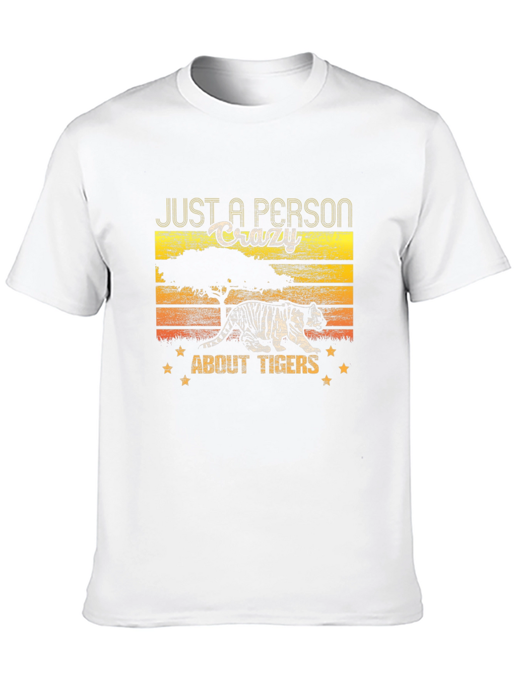 Crazy About Tigers Graphic T-Shirt