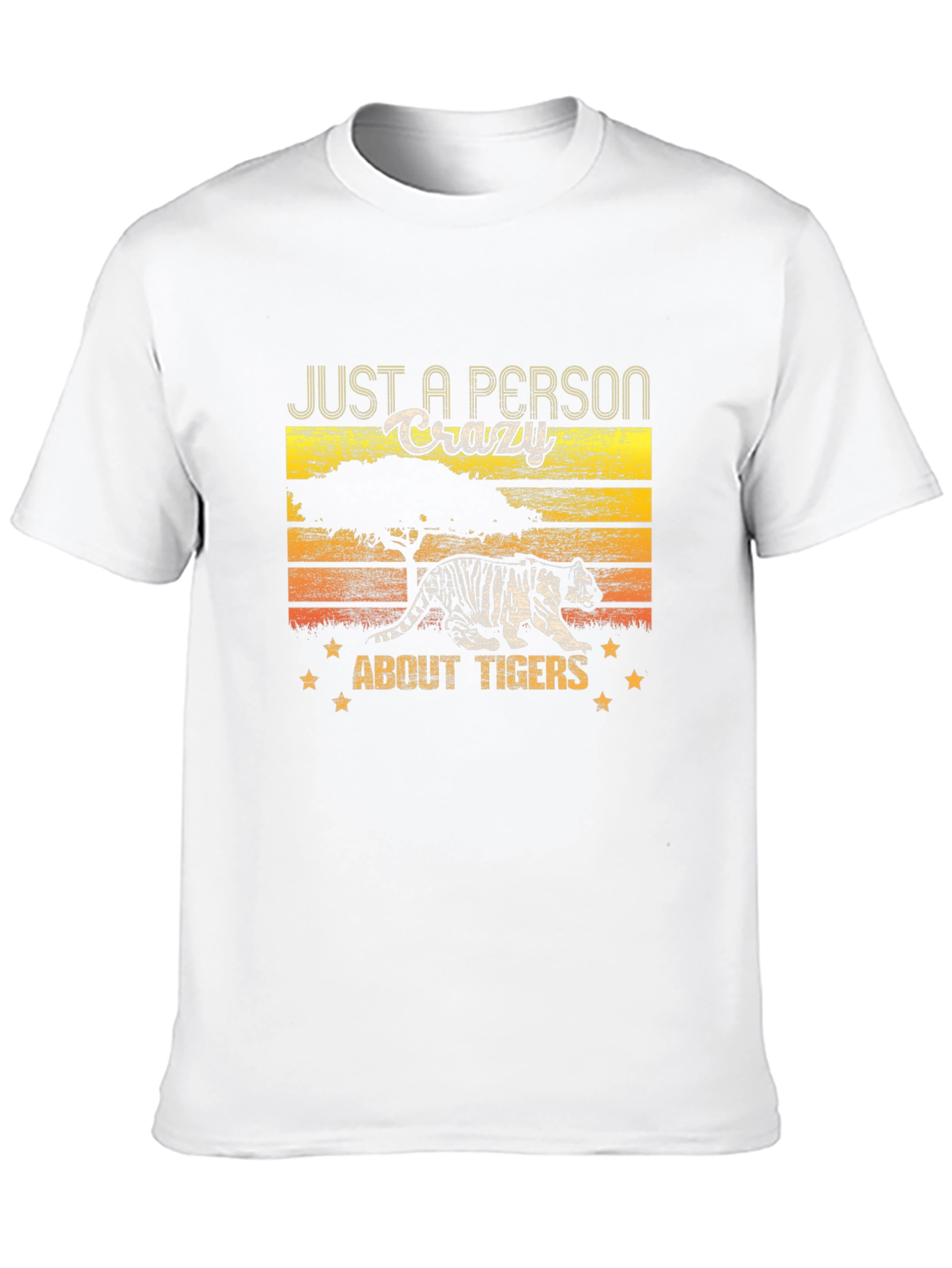 Crazy About Tigers Graphic T-Shirt