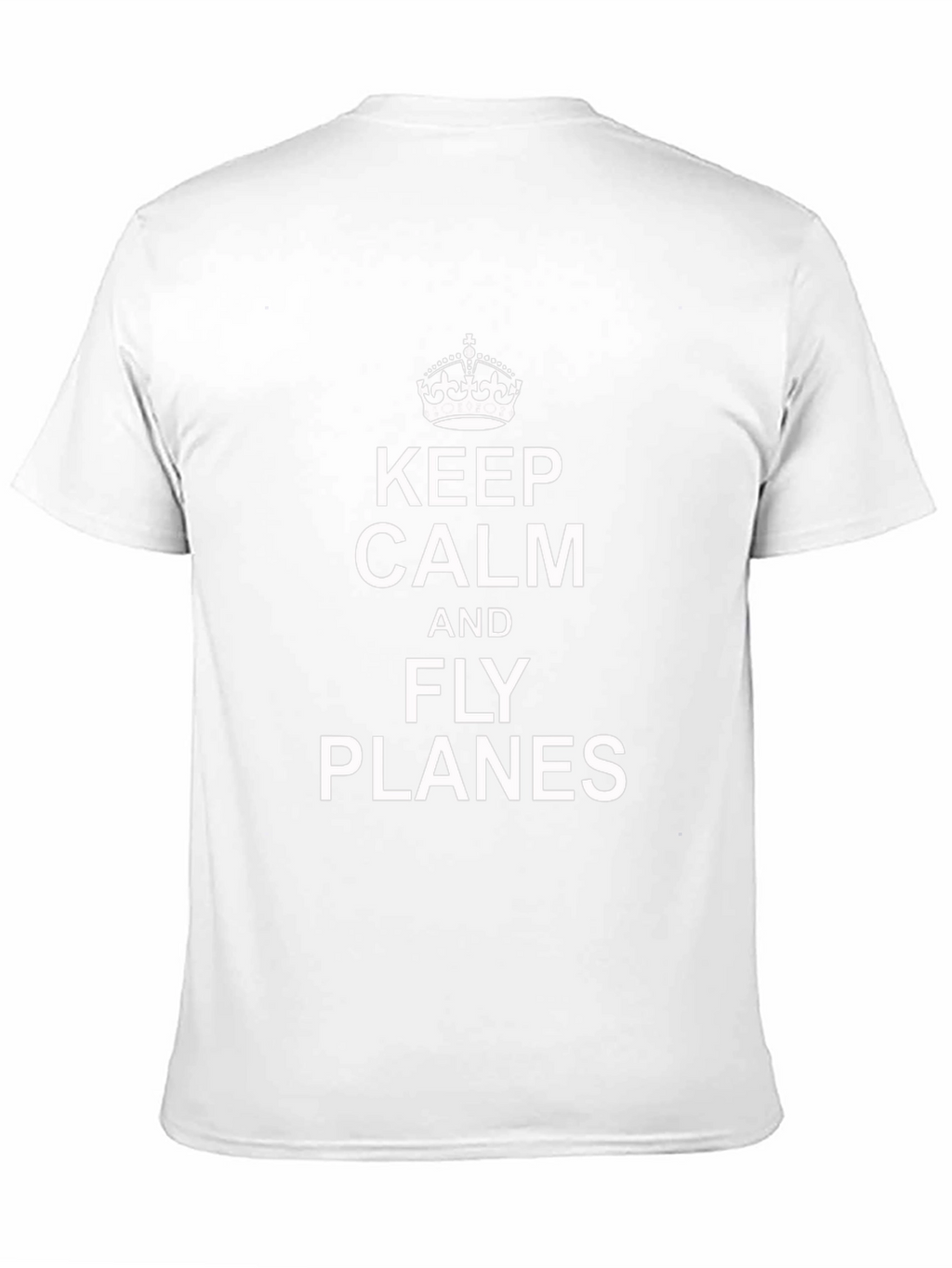 Keep Calm & Fly Planes Black T-Shirt