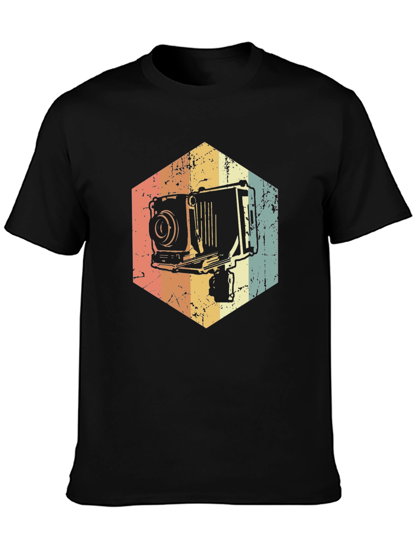 Vintage Camera Graphic Tee - Retro Photographer Shirt