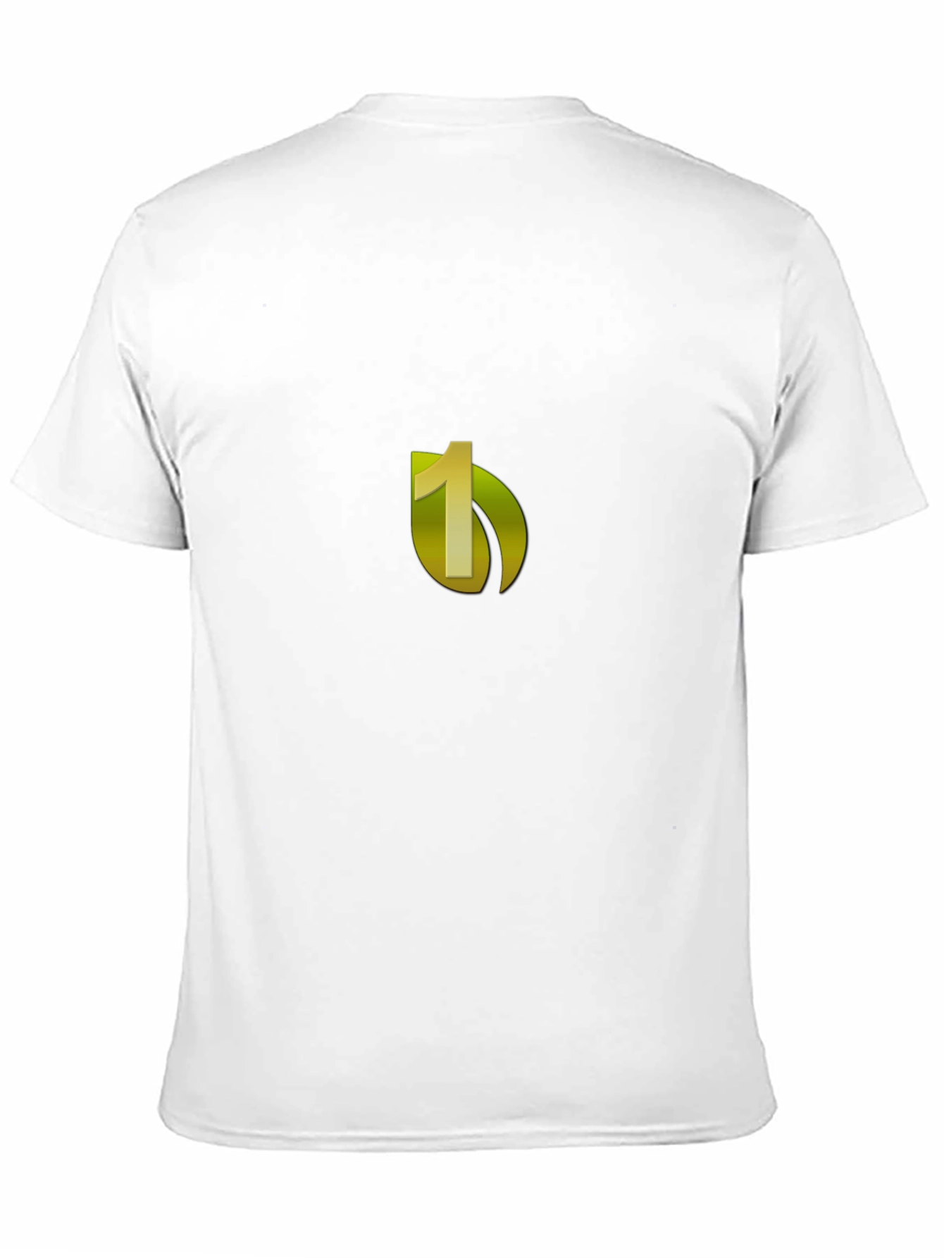 Black Tee with Number One Graphic
