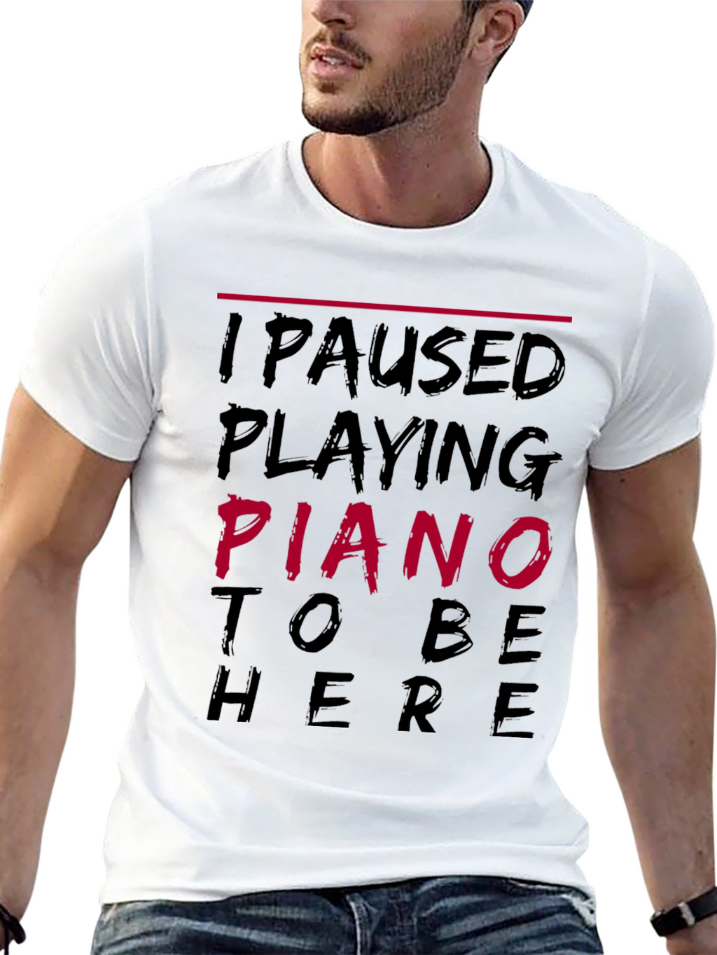Piano Player Humor T-Shirt