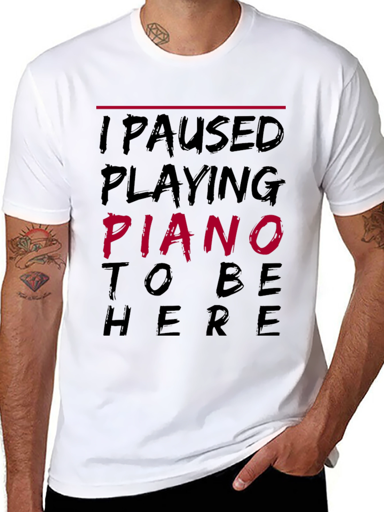 Piano Player Humor T-Shirt
