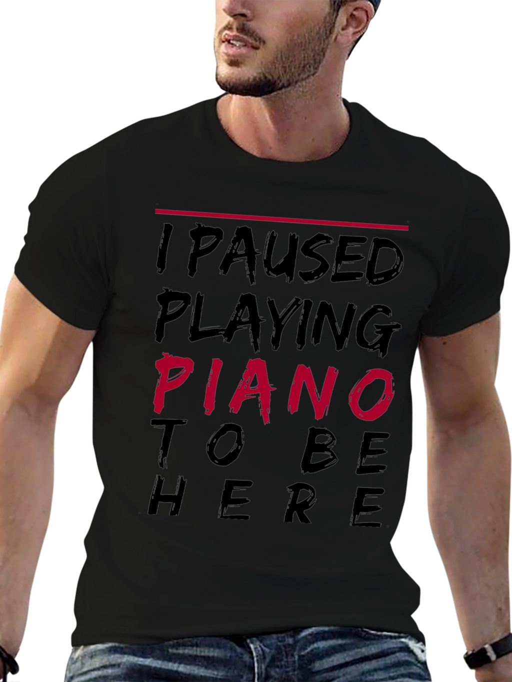 Piano Player Humor T-Shirt