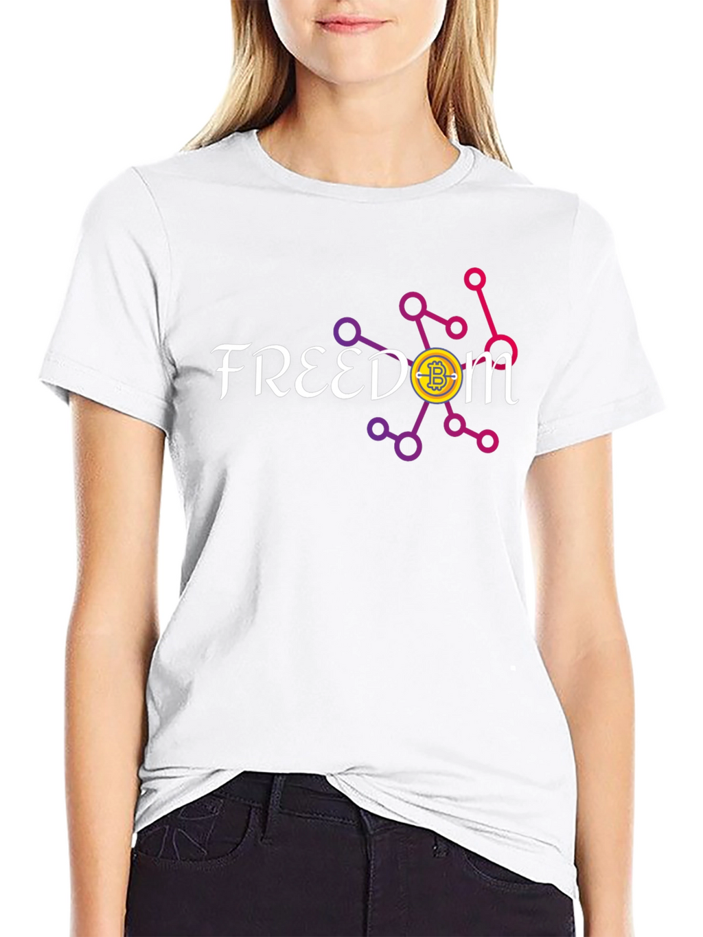 Freedom Bitcoin Black T-Shirt