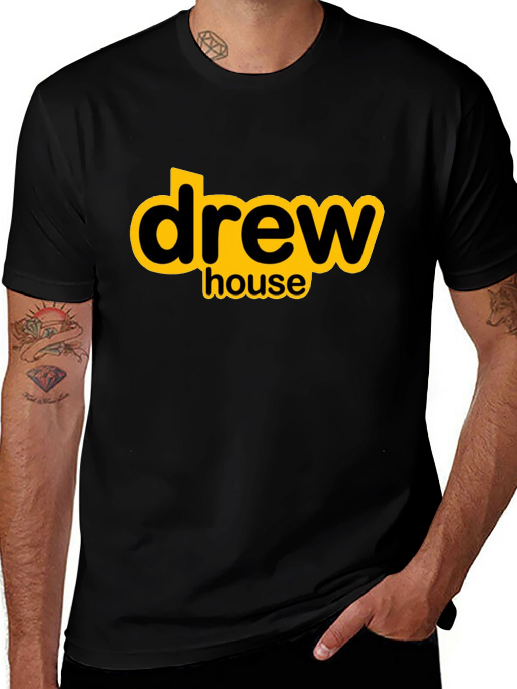 Drew House Black T-Shirt