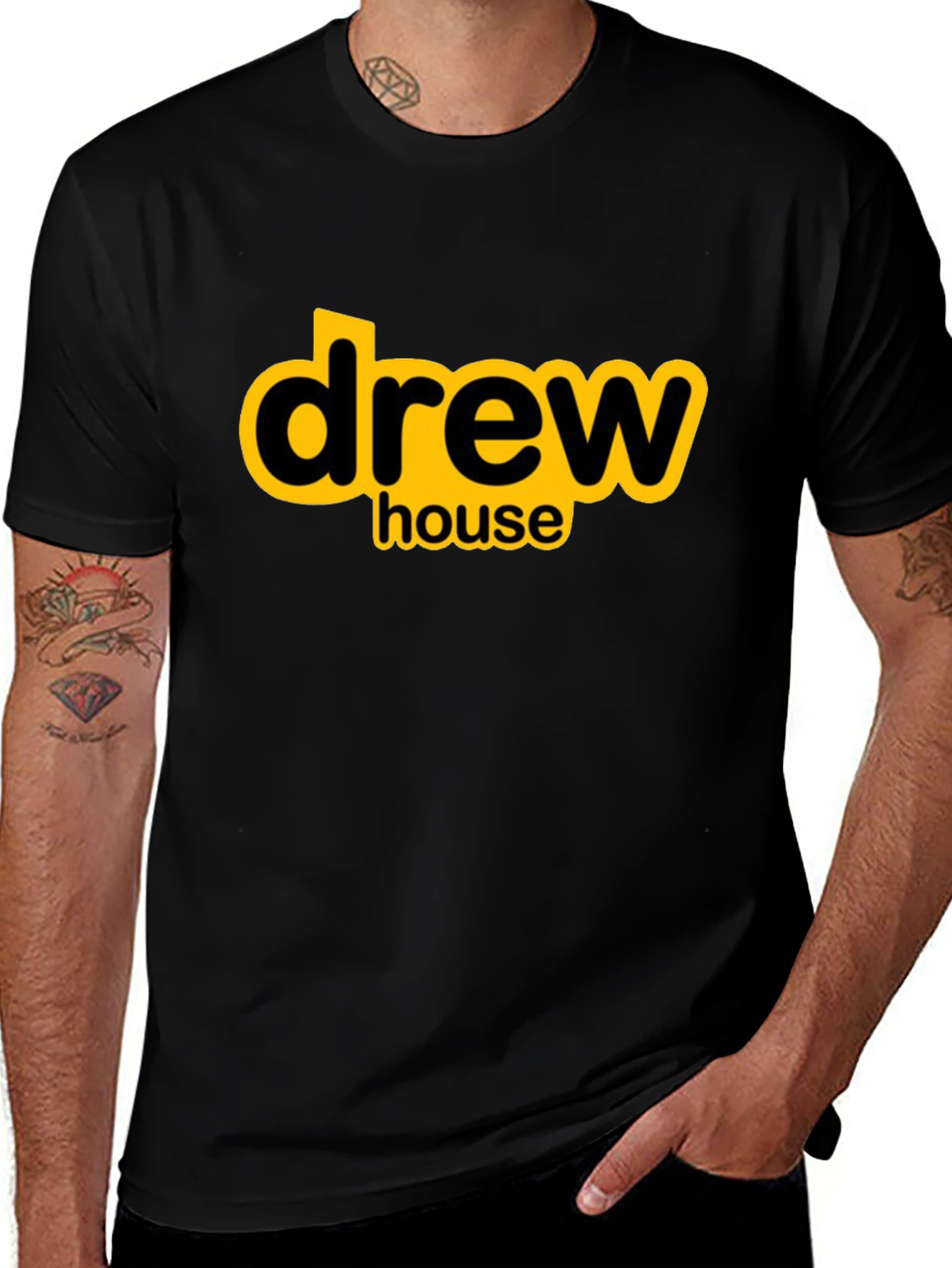 Drew House Black T-Shirt