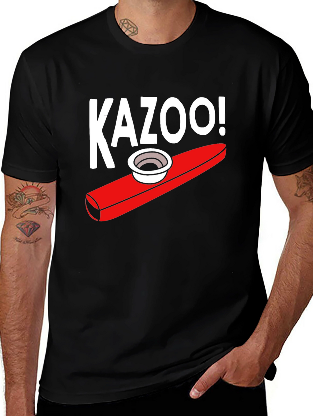 Kazoo Graphic T-Shirt - Fun Musical Tee