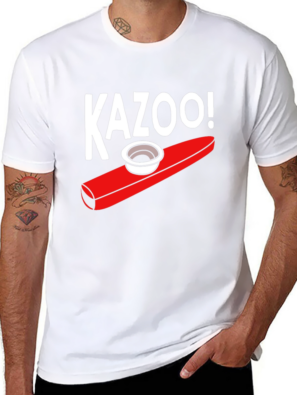 Kazoo Graphic T-Shirt - Fun Musical Tee