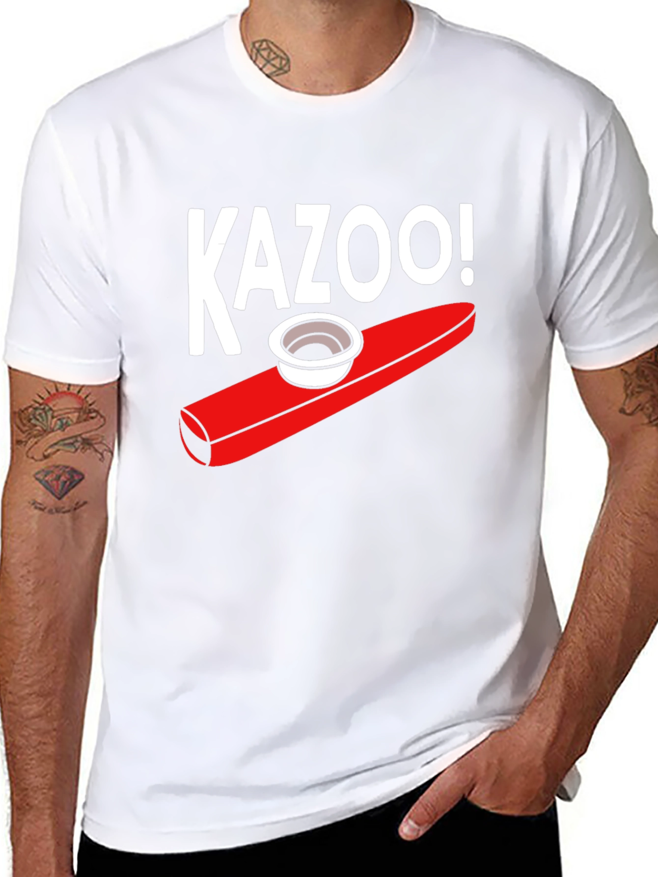 Kazoo Graphic T-Shirt - Fun Musical Tee